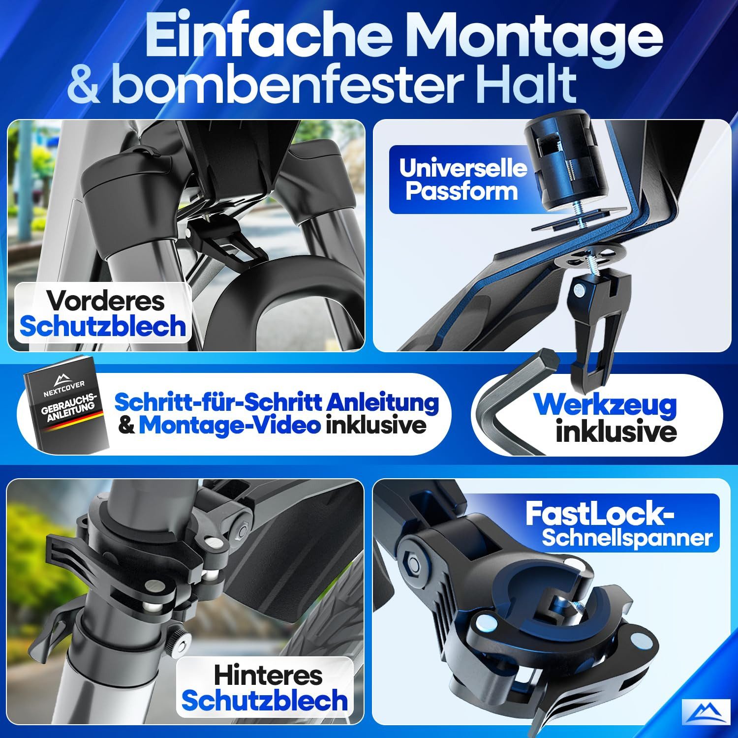 Nextcover Schutzblech NEXTCOVER® Fahrrad Schutzblech – Bild 4 von 5