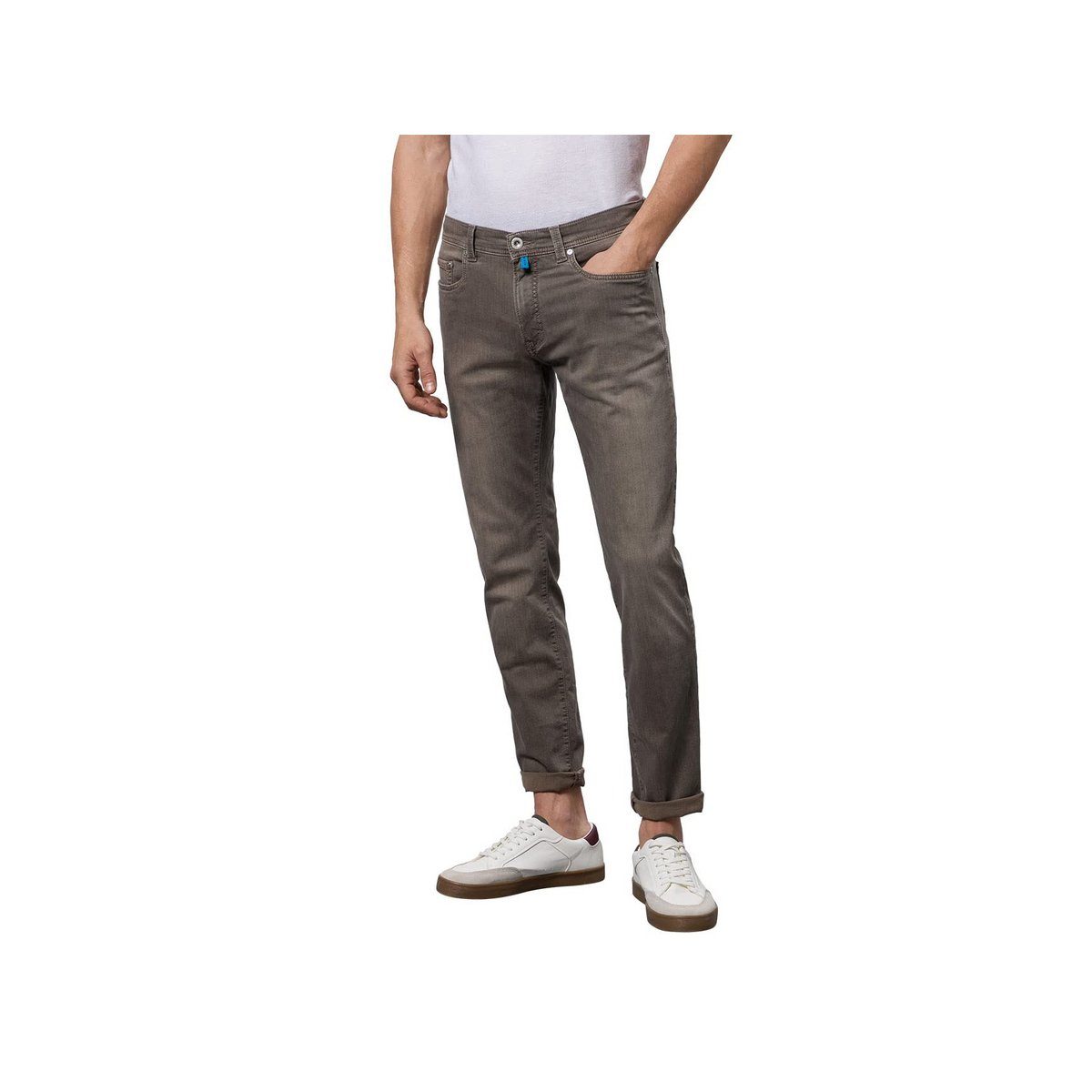 braun 5-Pocket-Jeans Pierre (1-tlg) Cardin