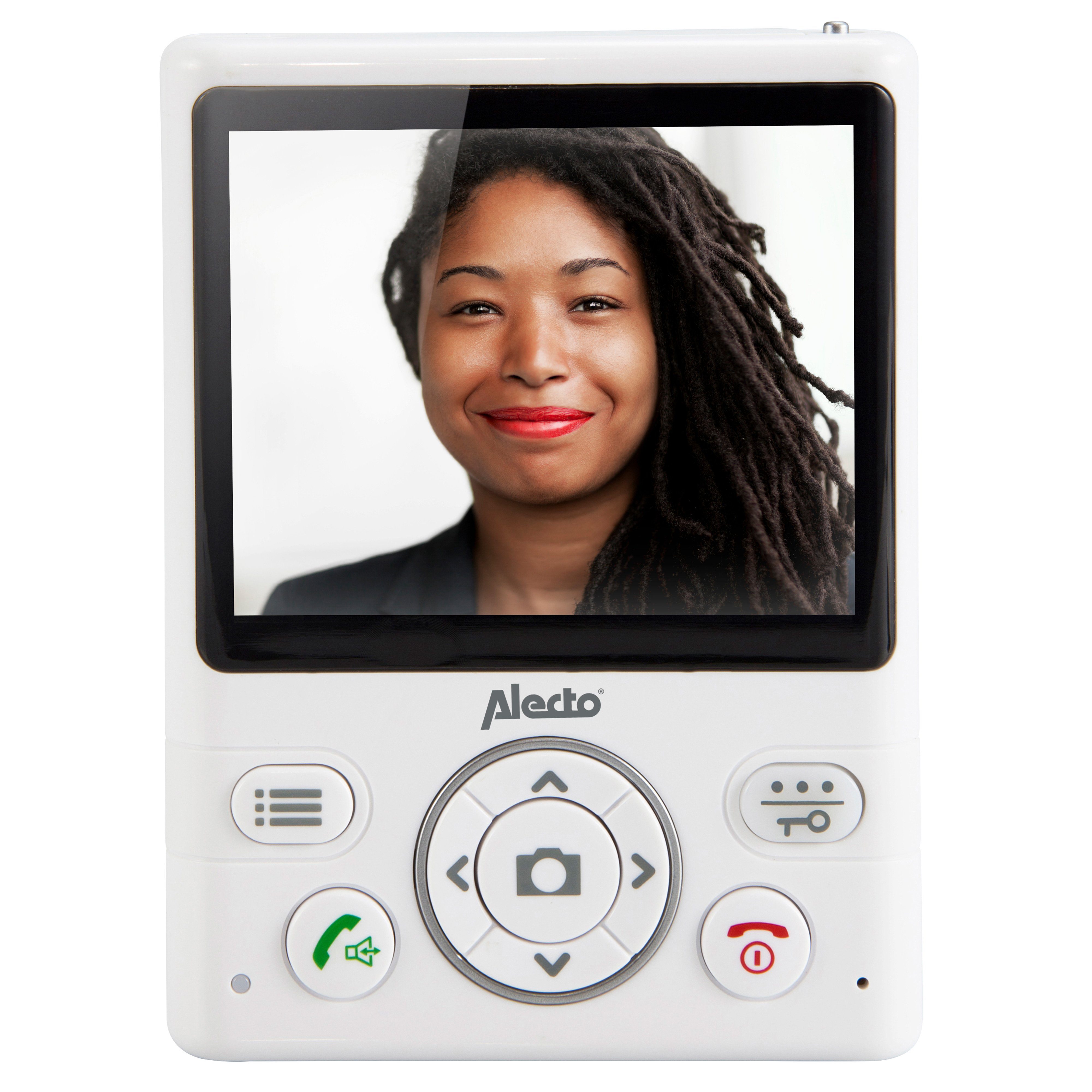 Alecto Smart Home Türklingel ADI-250 (HD-Kameraüberwachung, (Außenbereich bis 50m), Türsprechanlage, SD-Slot)