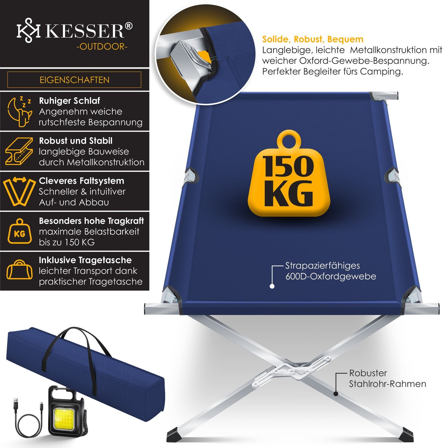 KESSER Bett, Campingbett Klappbett Inkl.Tragetasche und günstig online kaufen