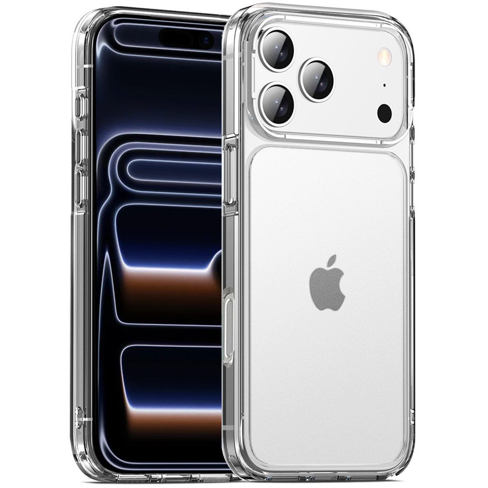 FITSU Handyhülle Ultraklare Schutzhülle für iPhone 17 Pro Max Hülle Transparent Case 6,9 Zoll, Durchsichtige Schutzhülle für Apple iPhone 17 Pro Max Hybrid Cover
