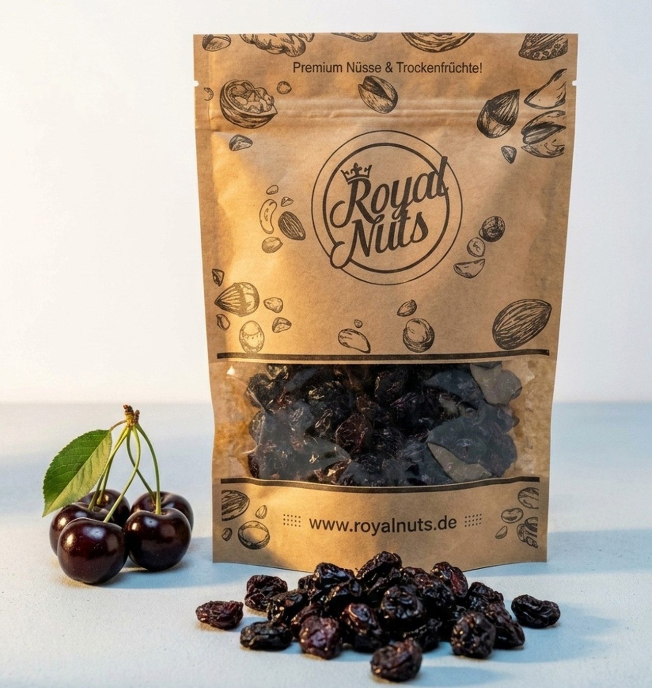 Royalnuts Genuss GmbH Trockenfrüchte 1000g Getrocknete Sauerkirschen, Royalnuts
