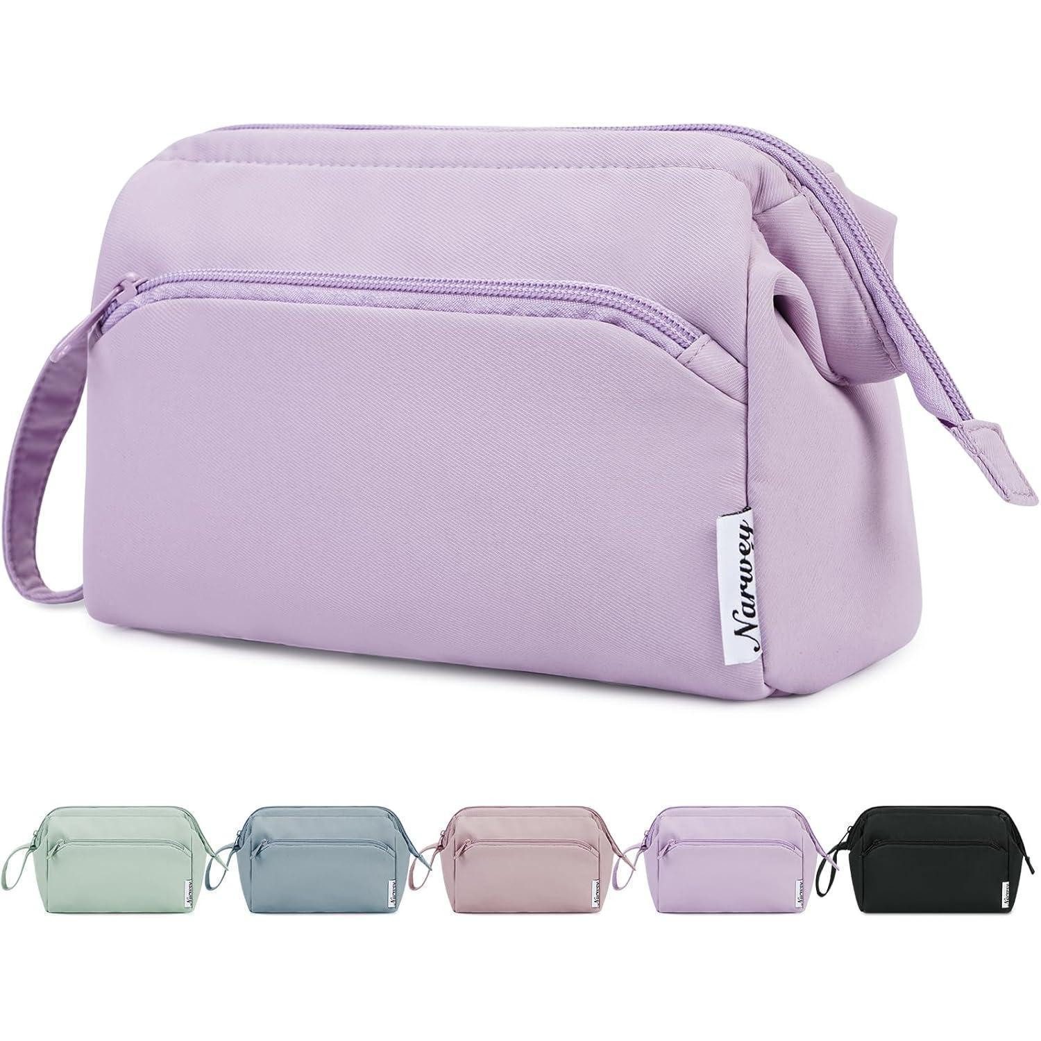 Kosmetiktasche Kulturtasche Damen Kosmetiktasche Schminktasche Reise A-lila