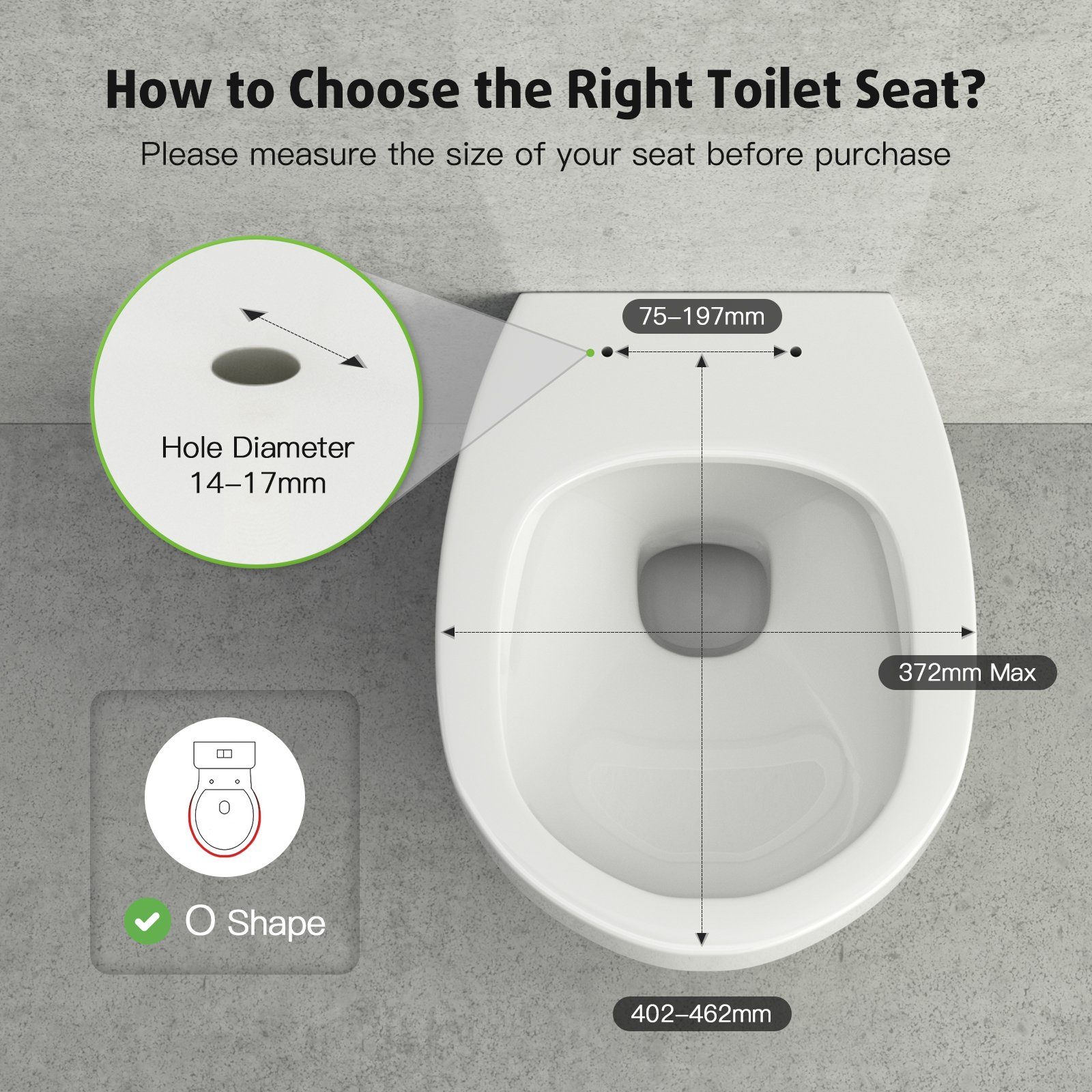 Rainsworth WC-Sitz, WC Sitz Oval mit günstig online kaufen