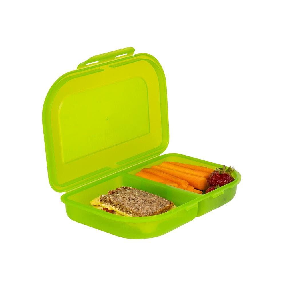 SCHOOL-MOOD® Lunchbox Brotdose lime, Brotdose, Grün, Frühstücksbox, Brotbox, Butterbrotbox, Lunchbox