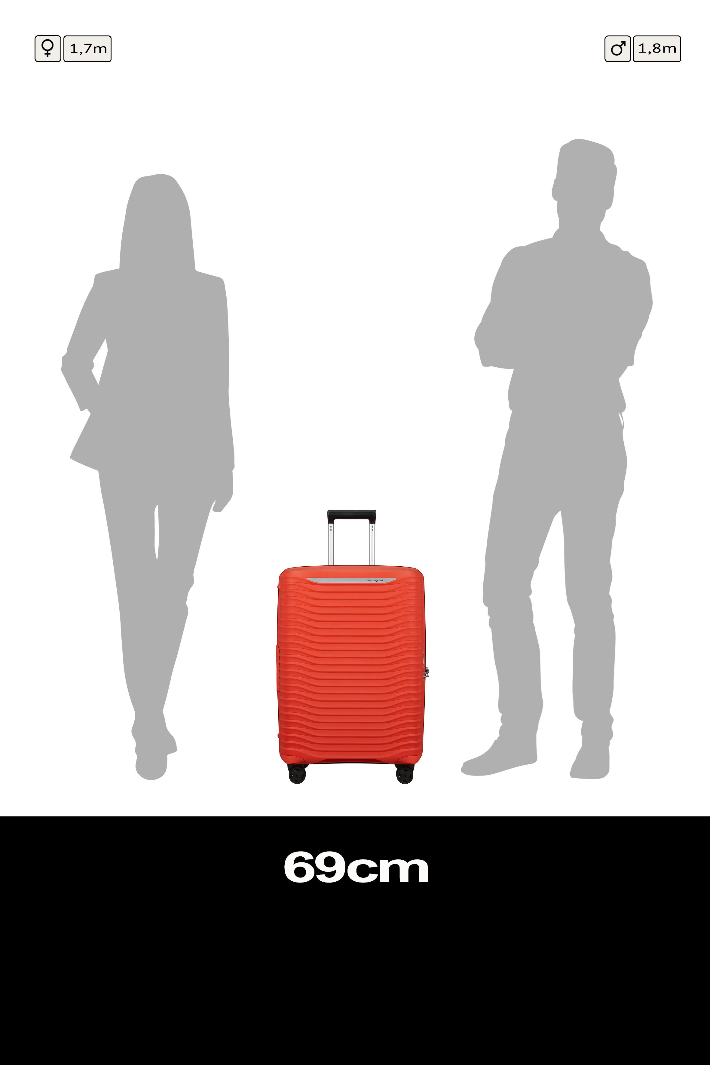Samsonite Hartschalen-Trolley UPSCAPE, verschiedene Größen und Farben, 4 Rollen, mit Volumenerweiterung, mit Tragegriff oben und seitlich