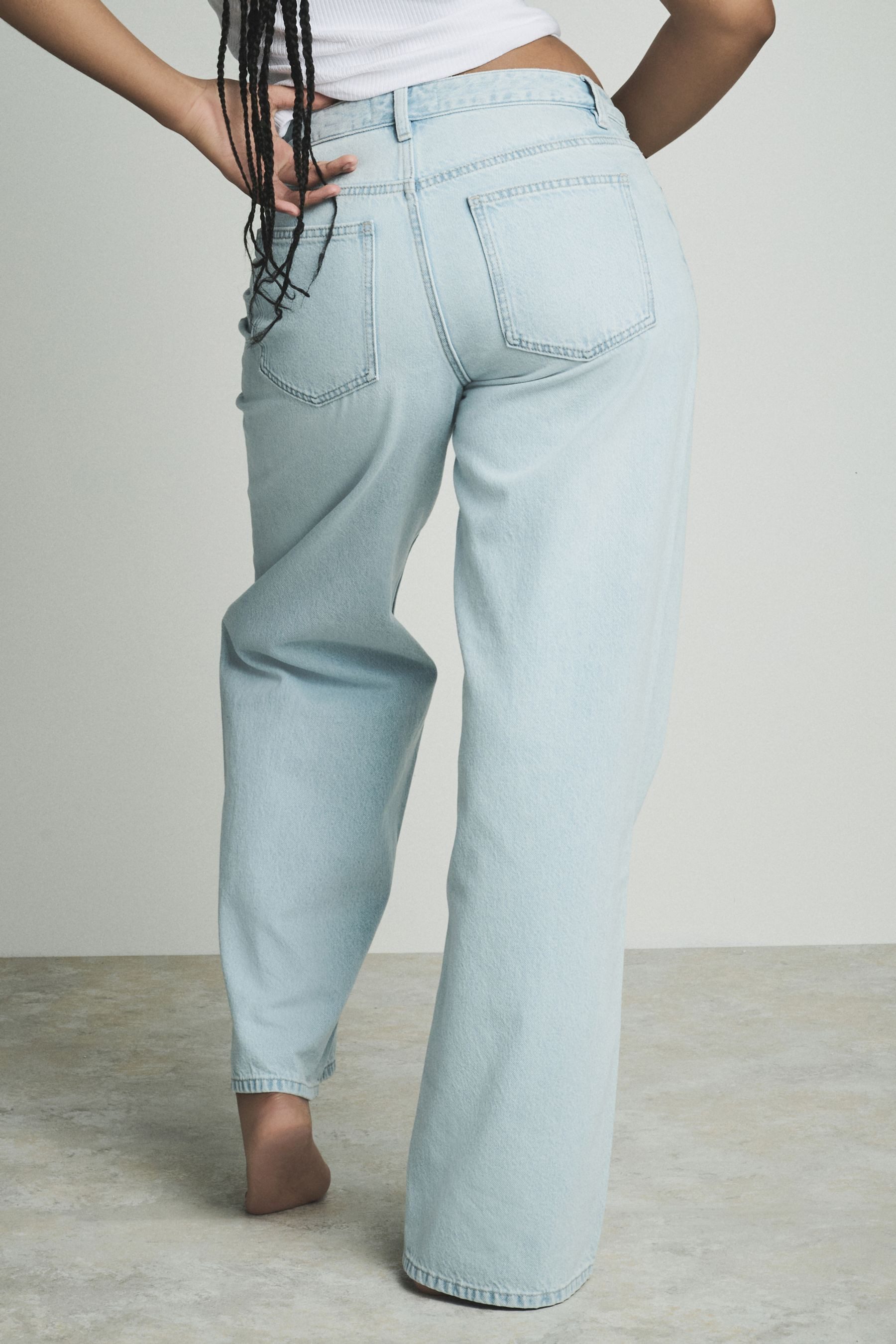 Next Weite Jeans Sanduhr-Jeans mit weitem günstig online kaufen