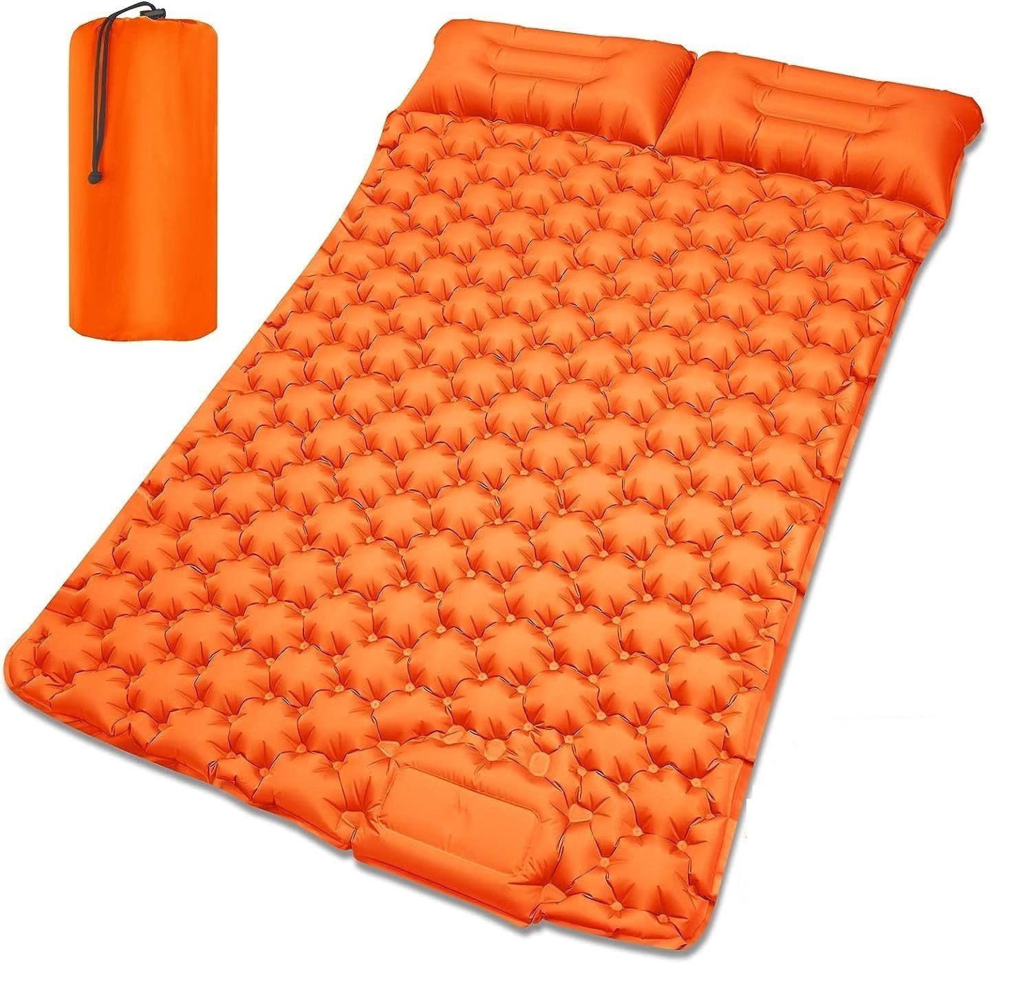 DOPWii Isomatte Doppel Camping Luftmatratze selbstaufblasend,mit Kissen,195 günstig online kaufen