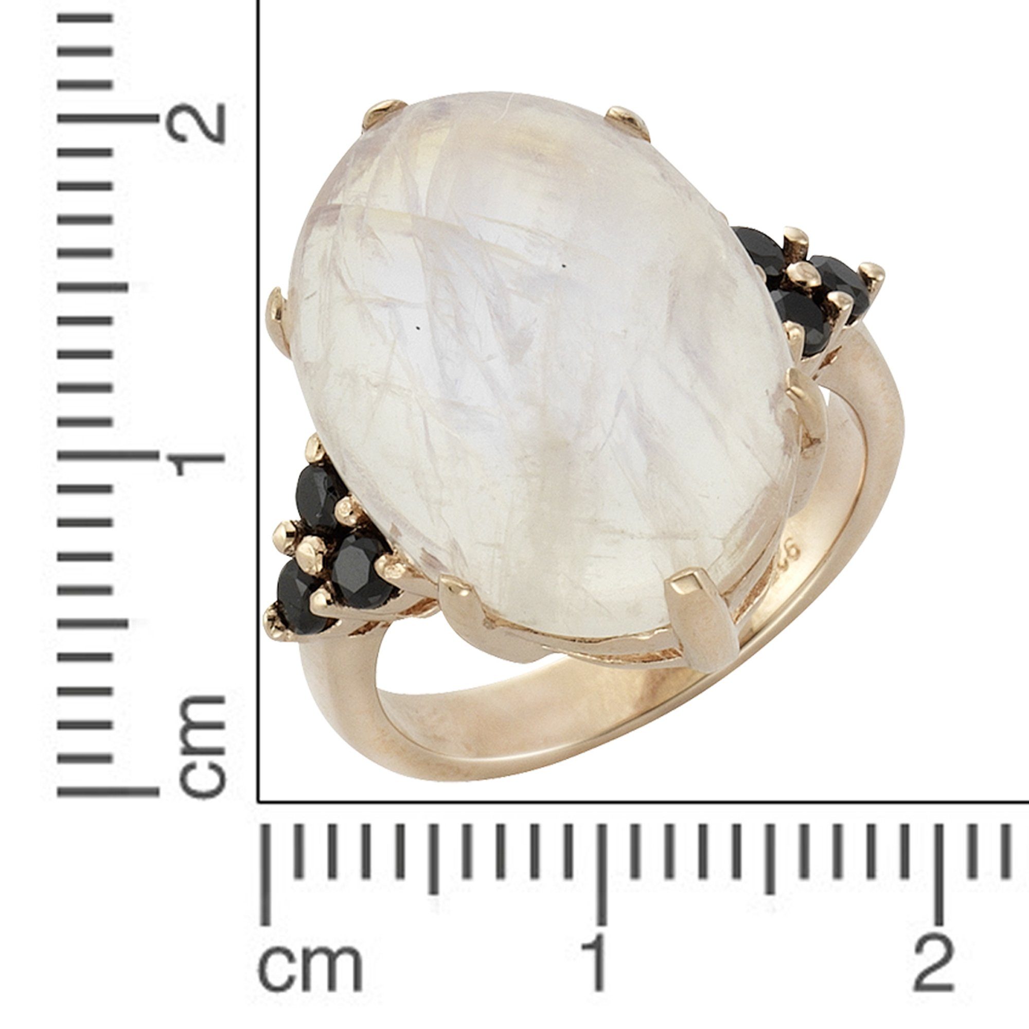 Zeeme Fingerring 925/- Sterling Silber Mondstein günstig online kaufen