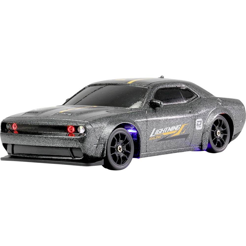 Amewi RC-Auto Drift Sport Muscle Car Grau Brushed 1:43 RC Modellauto Sportwagen