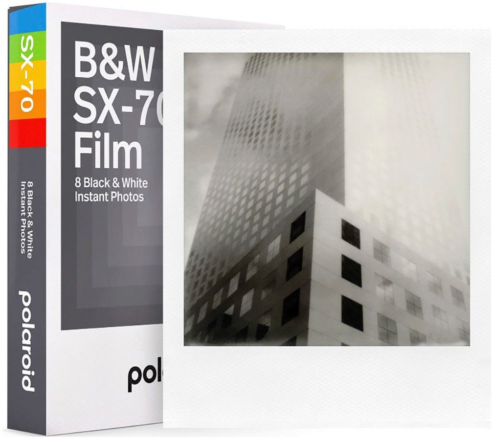 Polaroid Sofortbildfilm SX-70 B&W Film 8x, 8