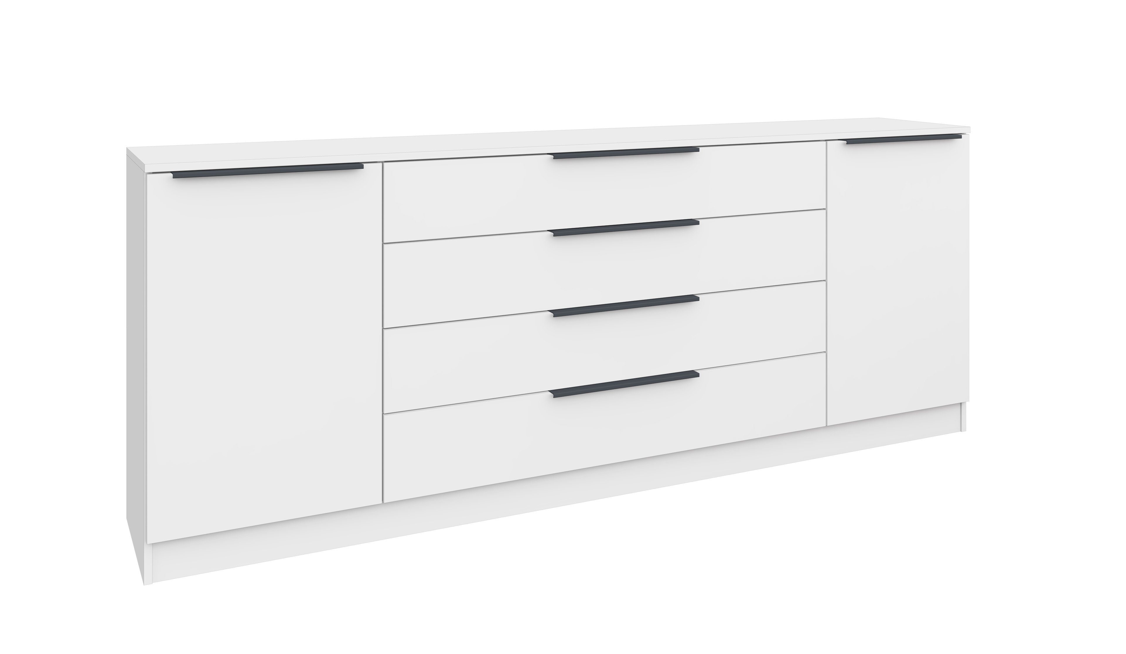 borchardt Möbel Sideboard Vaia, Breite 200cm, 4 Schubkästen