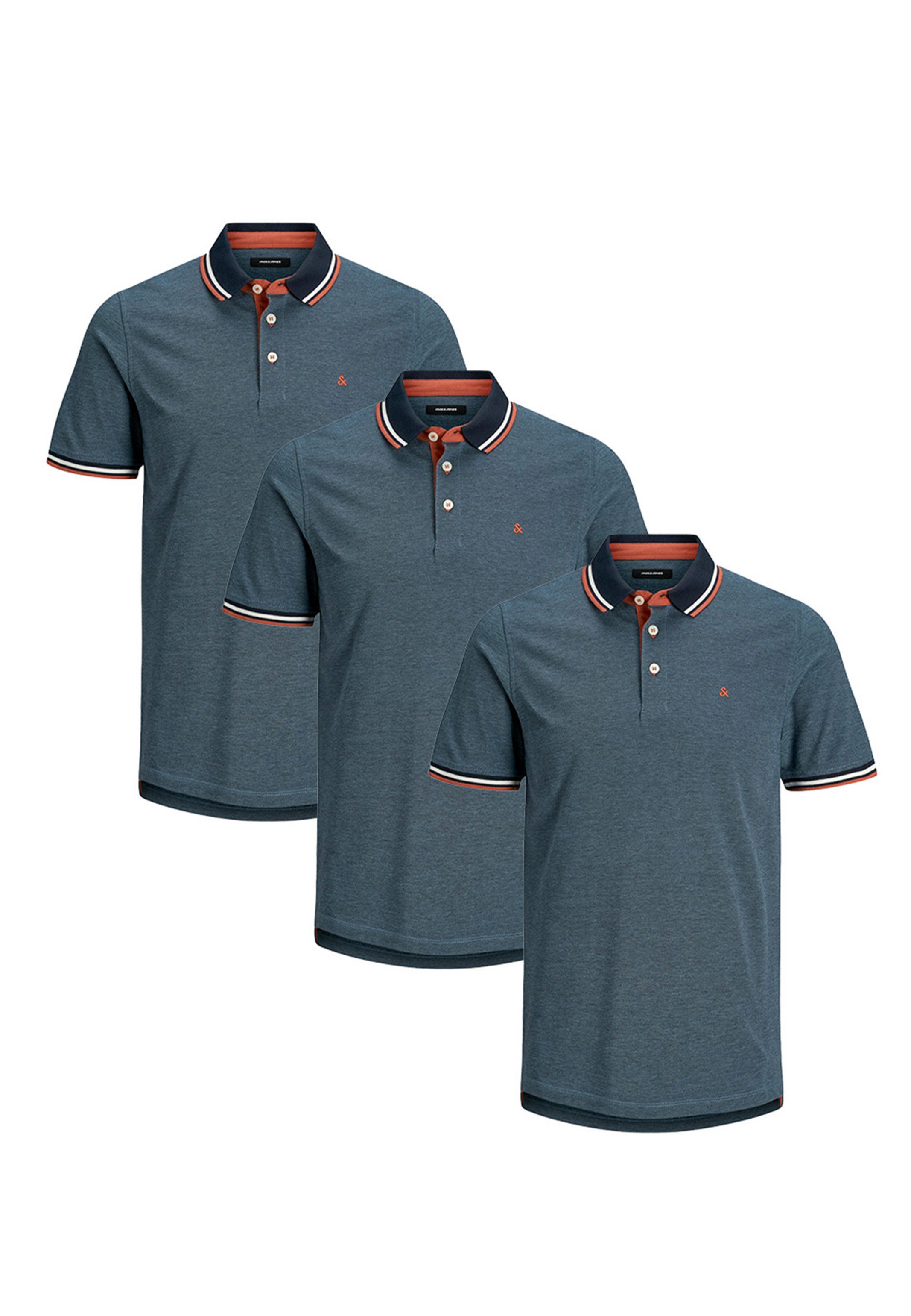 Poloshirt 3er Pack Paulos - Slim Fit
