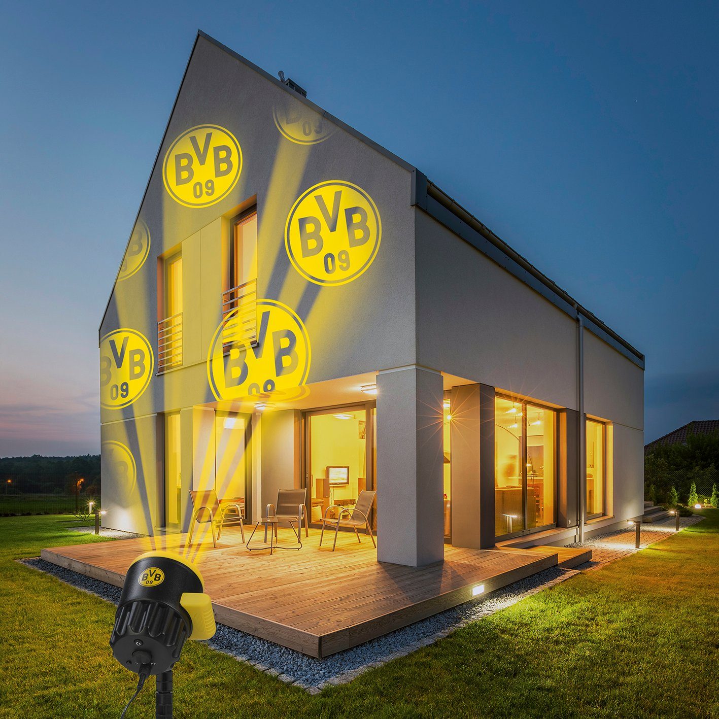 Motivstrahler, BVB-Logo BVB LED