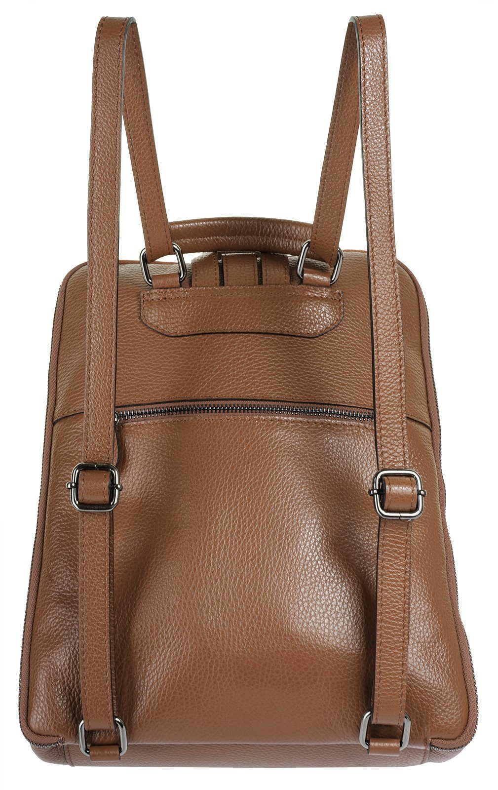 Cluty Cityrucksack, echt Leder, Made in Italy