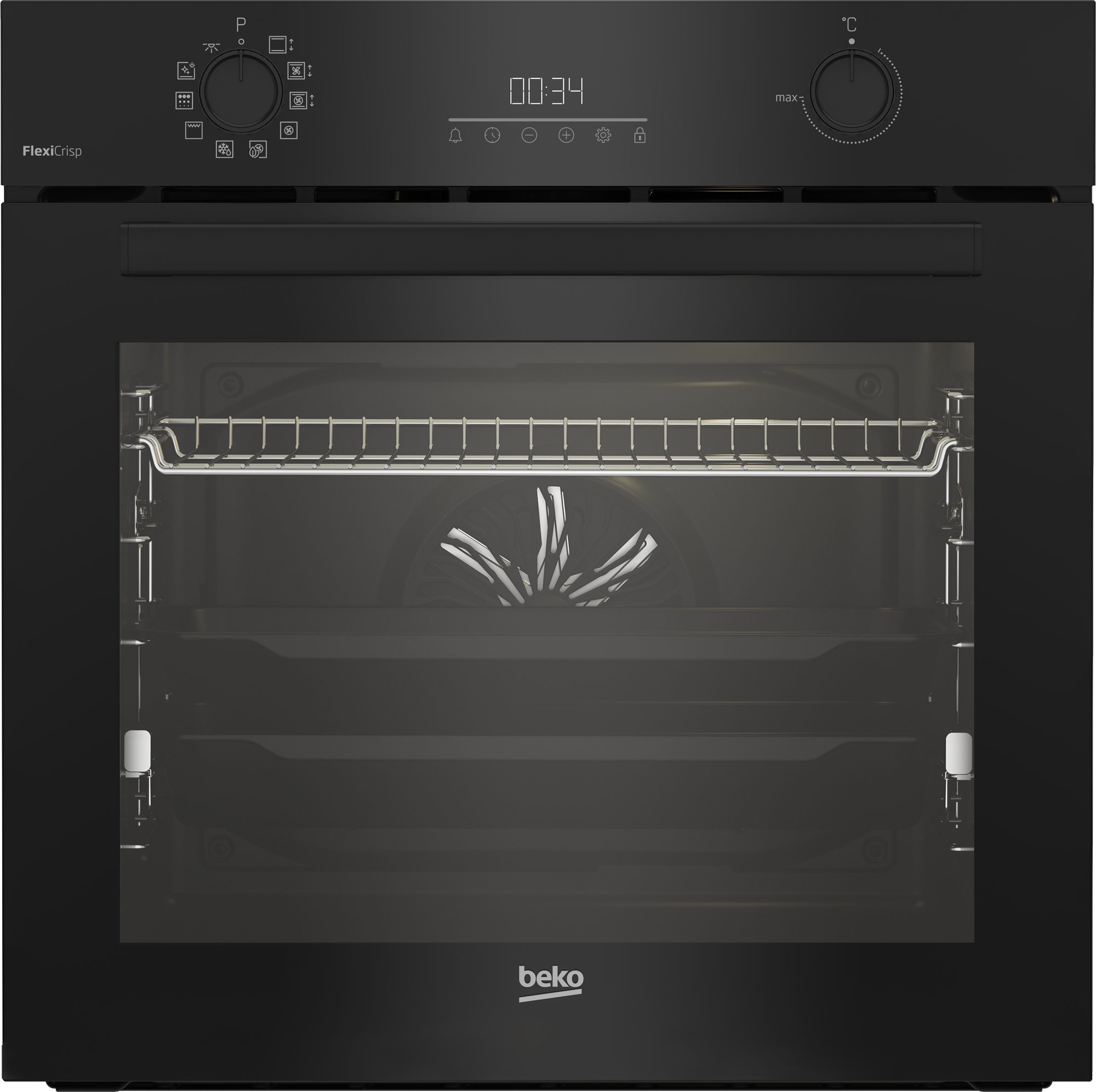 BEKO Backofen BBIM17300BMPEF, mit 1-fach-Teleskopauszug, Pyrolyse-Selbstreinigung