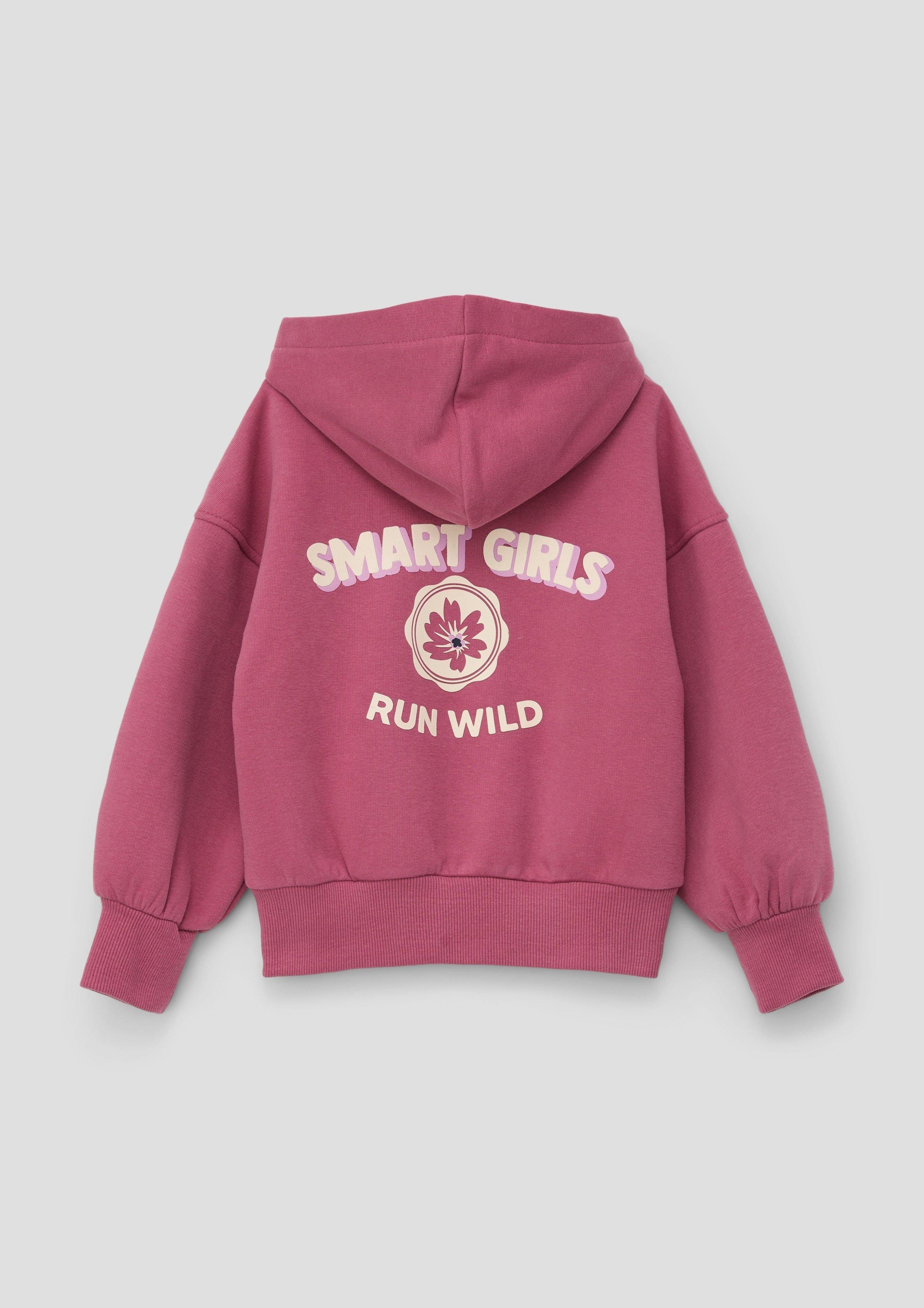 Innenseite Sweatshirt mit Kapuzensweater pink weicher s.Oliver