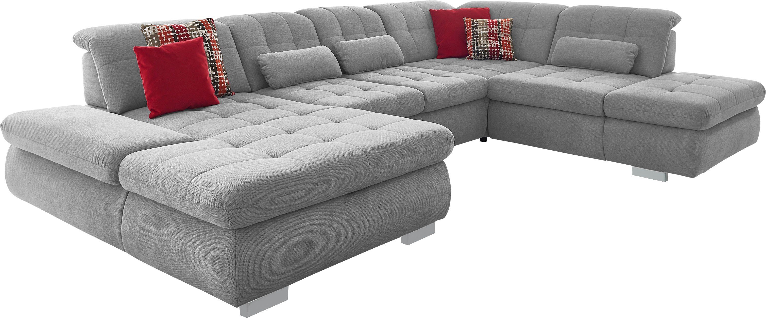 Die PlanBar Wohnlandschaft "MP-IN17004 U-Form" wahlweise mit Funktionen, Ka günstig online kaufen