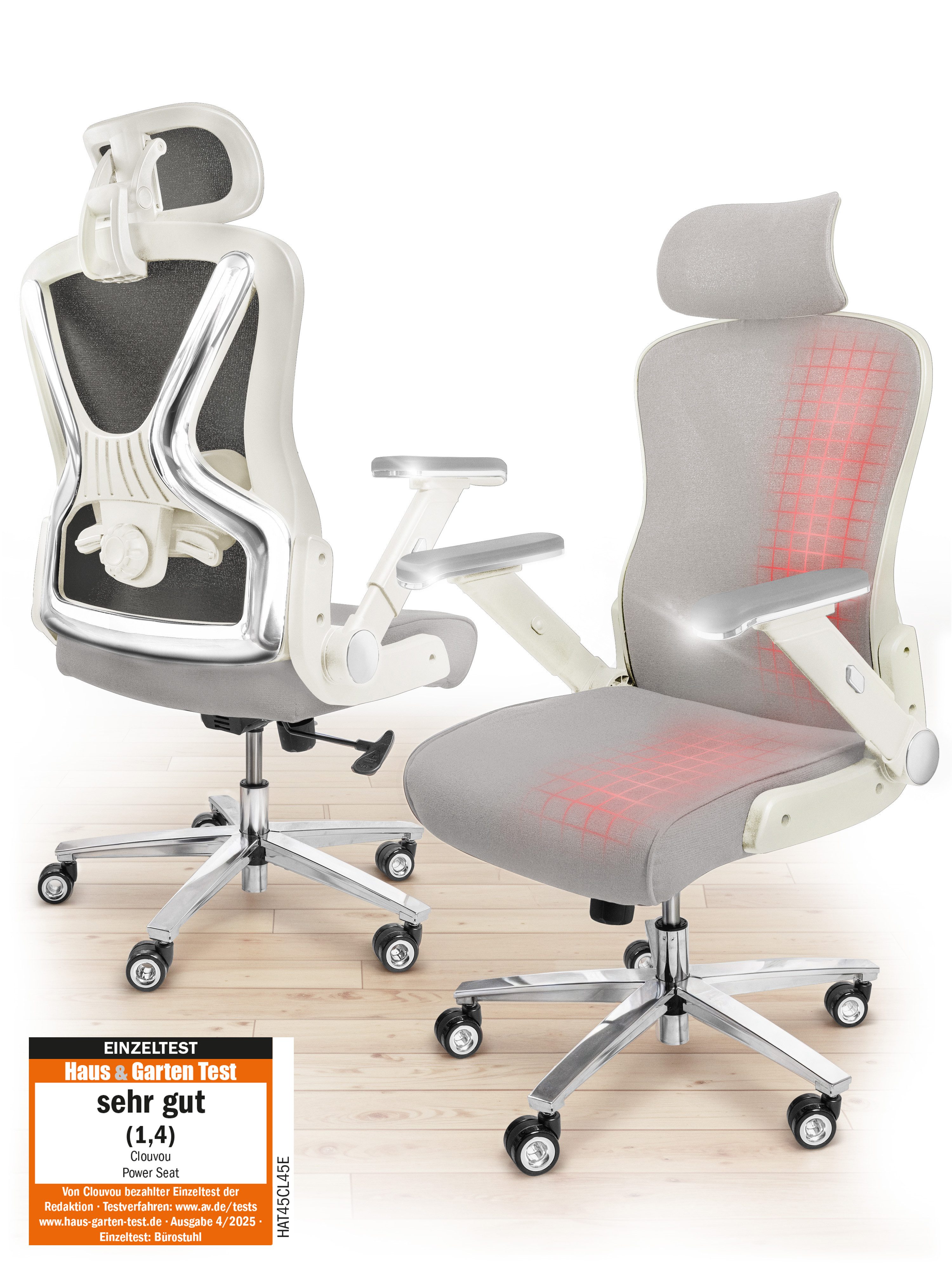 CLOUVOU Schreibtischstuhl PowerSeat Bürostuhl Ergonomisch, Gaming günstig online kaufen