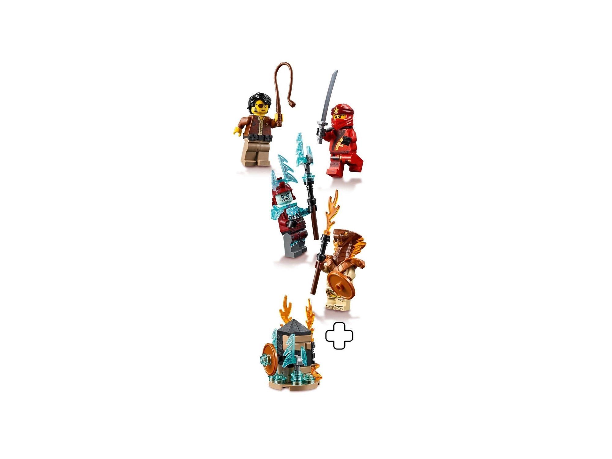 LEGO® LEGO® 40342 Minifiguren-Set – NINJAGO® 2019 Spielbausteine, Mit NINJAGO® Bausets kompatible