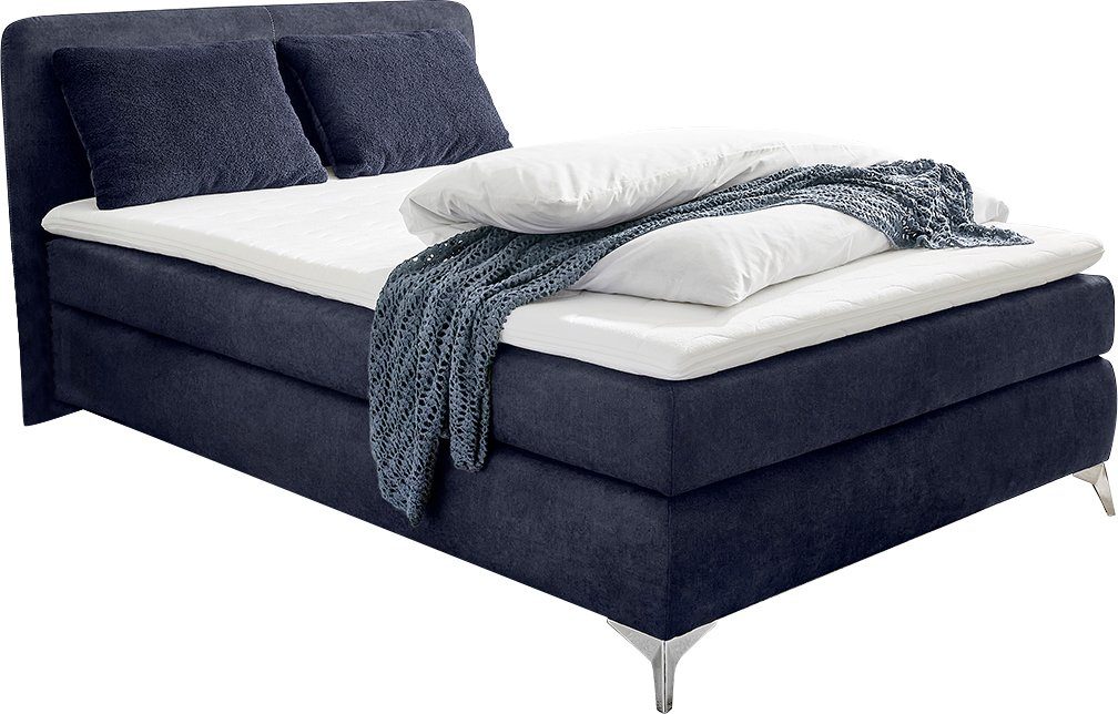 Jockenhöfer Gruppe Boxspringbett "Elfie" inkl. Topper, erhältlich in den Breiten 90,140 & 180cm und diversen Farbvarianten