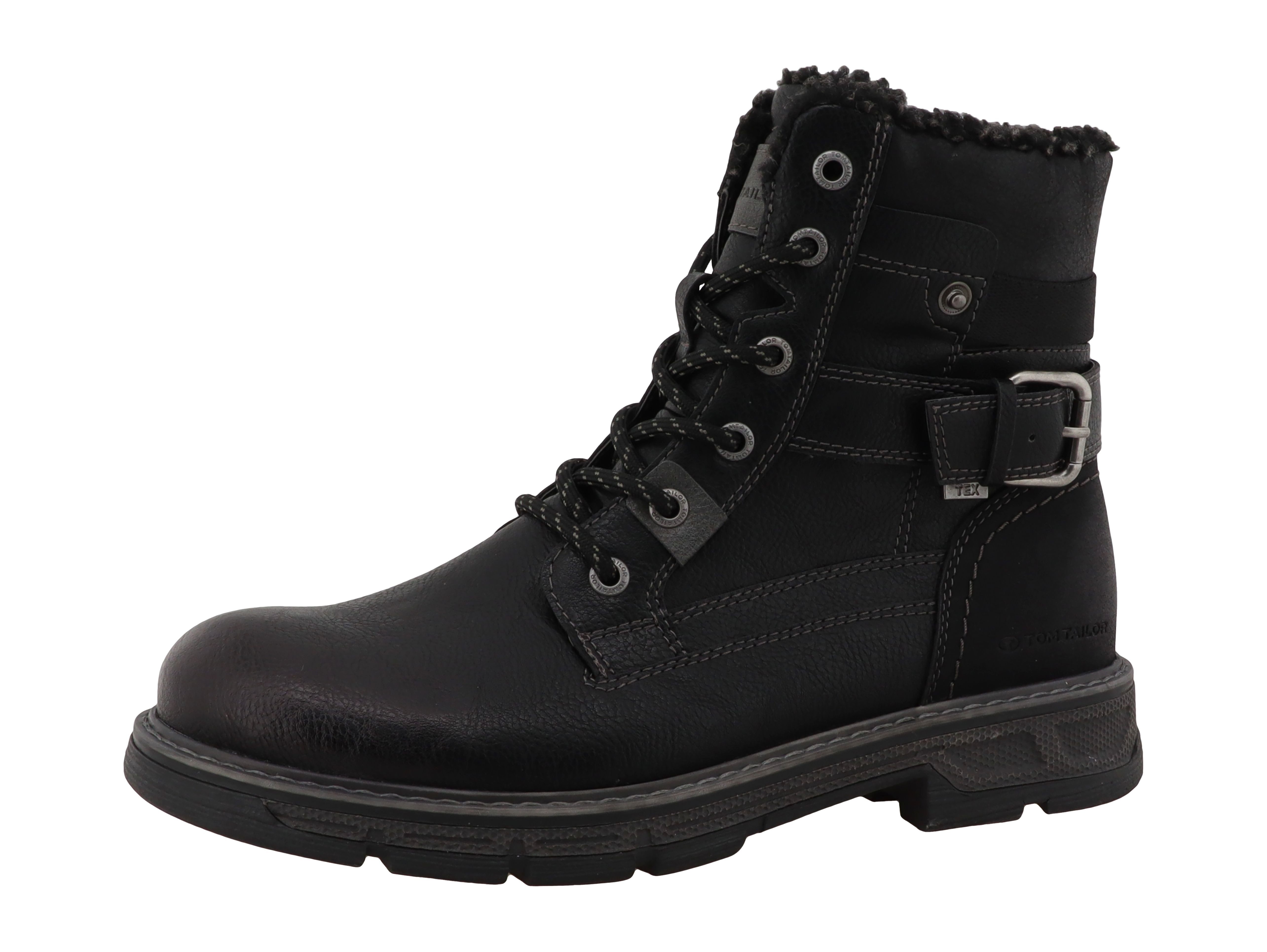 TOM TAILOR Winterboots Schnürboots mit wasserabweisender TEX-Ausstattung