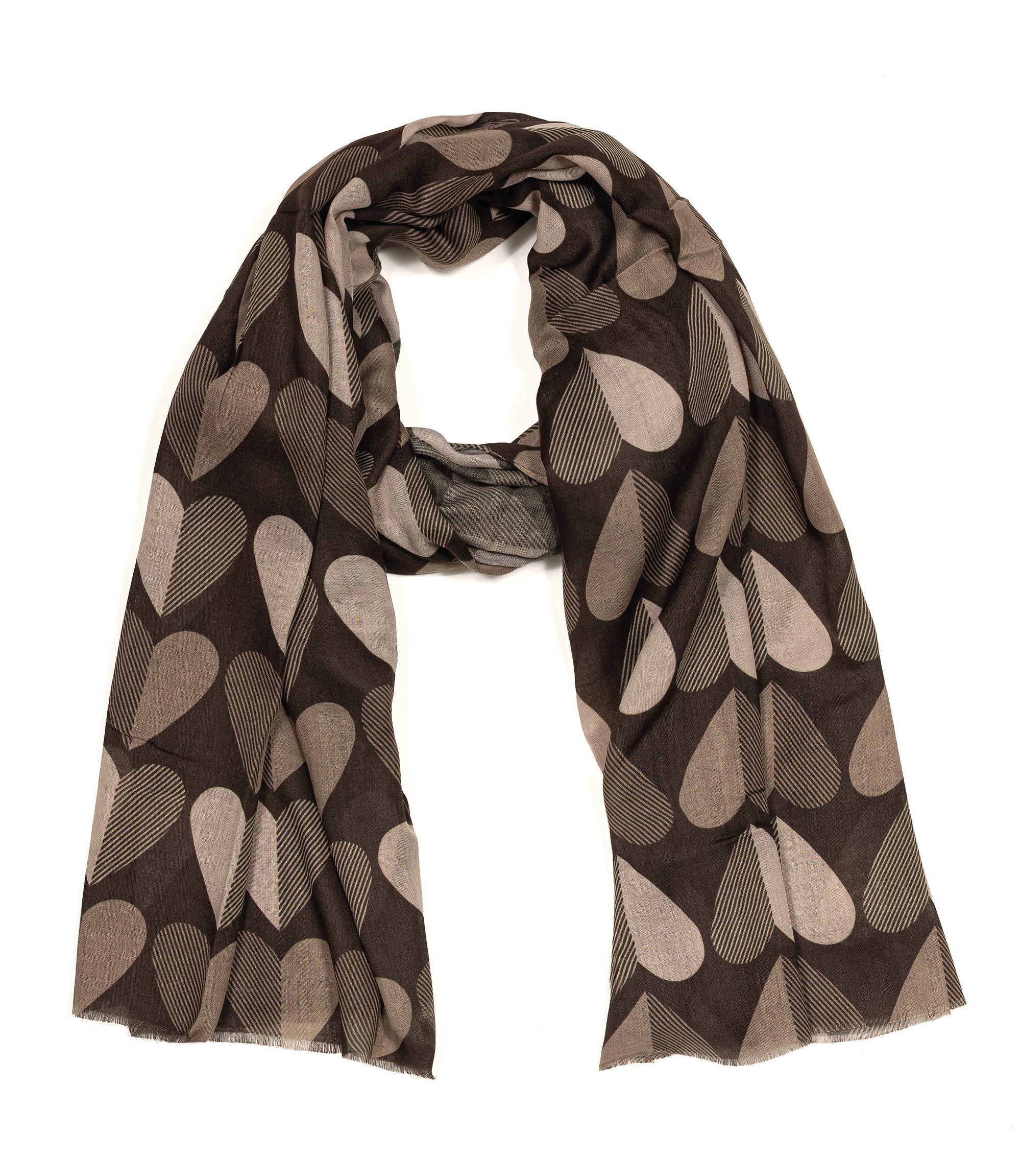 Cassandra Accessoires Schal "Hearts", mit Herzmuster günstig online kaufen