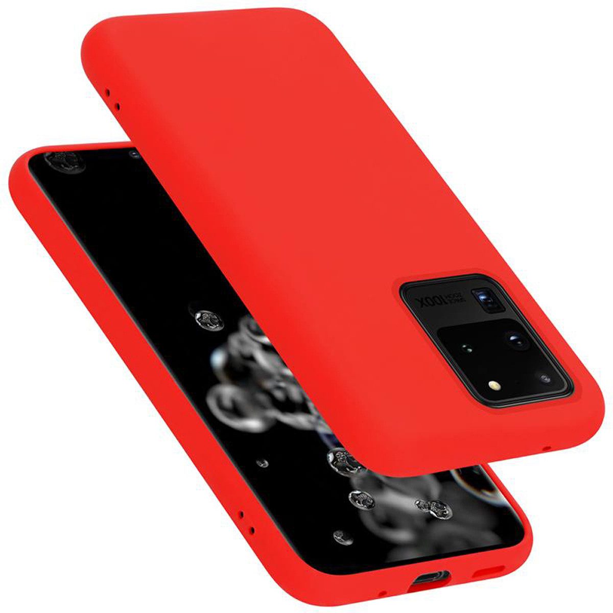 Cadorabo Handyhülle für Samsung Galaxy S20 ULTRA Hülle Samsung Galaxy S20 ULTRA, Flexible Hülle TPU Silikon Schutzhülle Back Cover Case