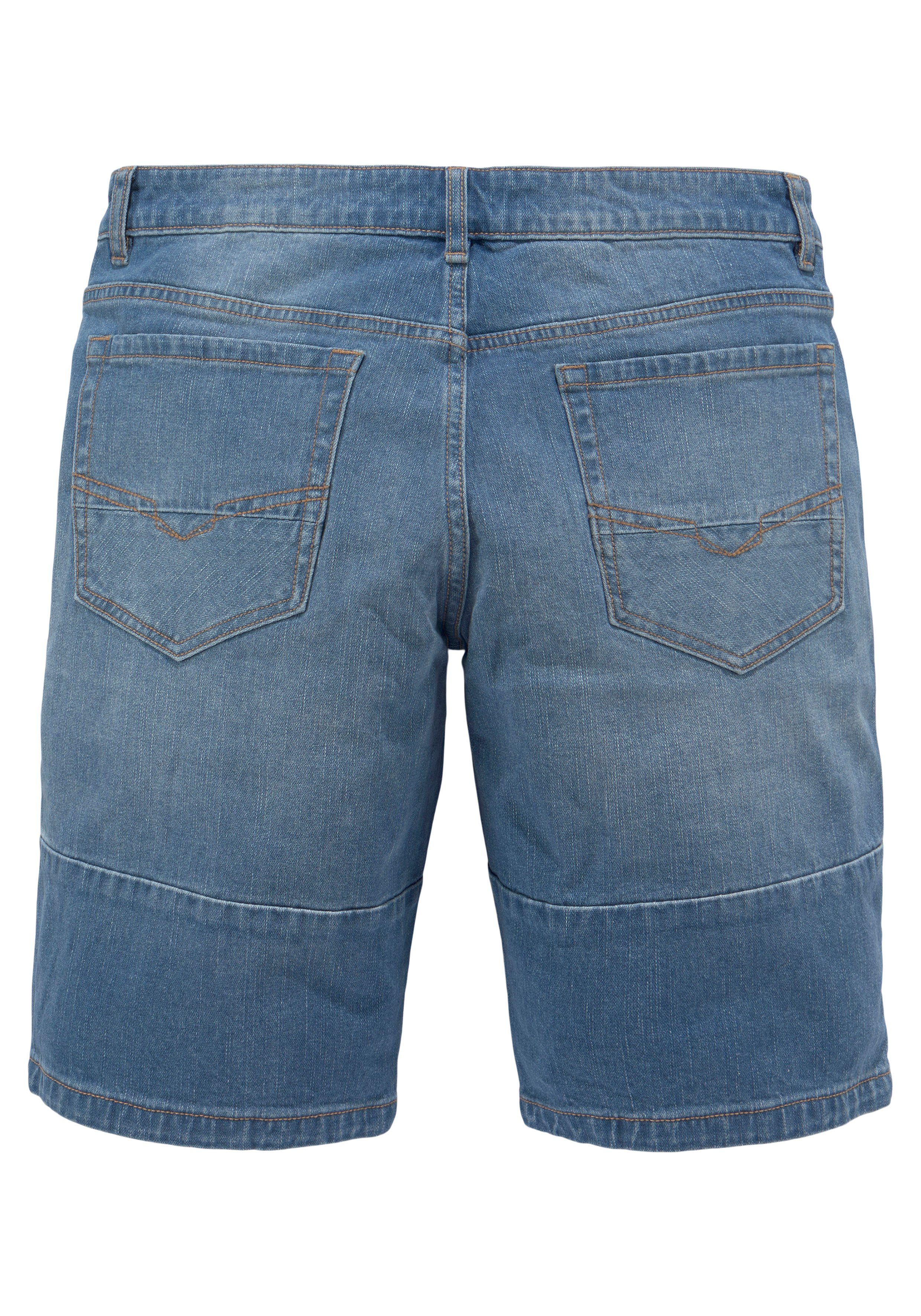 durch H.I.S wassersparende Jeansbermudas Produktion Wash Ökologische, light Ozon blue