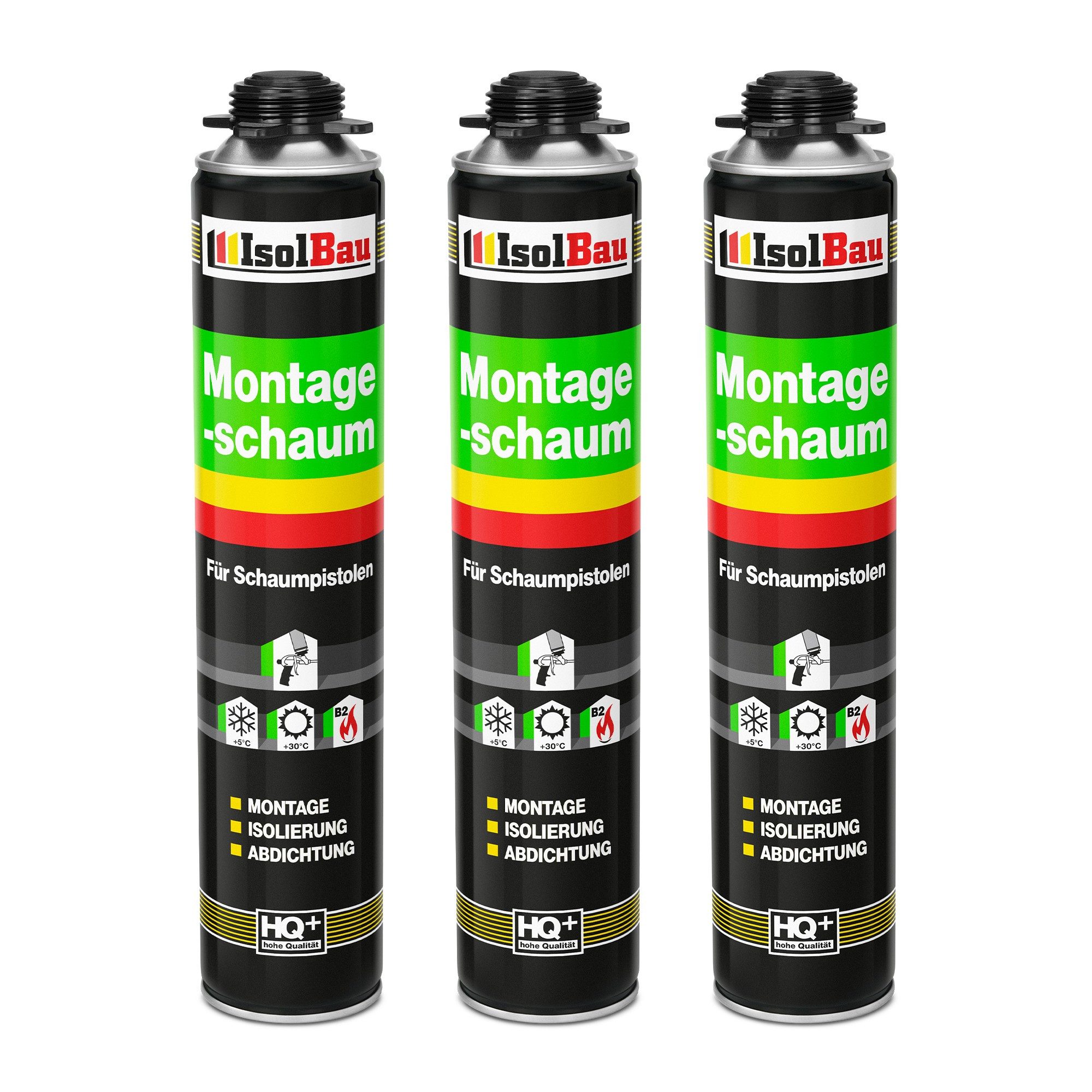 None Fenster Pistolenschaum 3 x 750 ml Montageschaum Zargenschaum Bauschaum günstig online kaufen