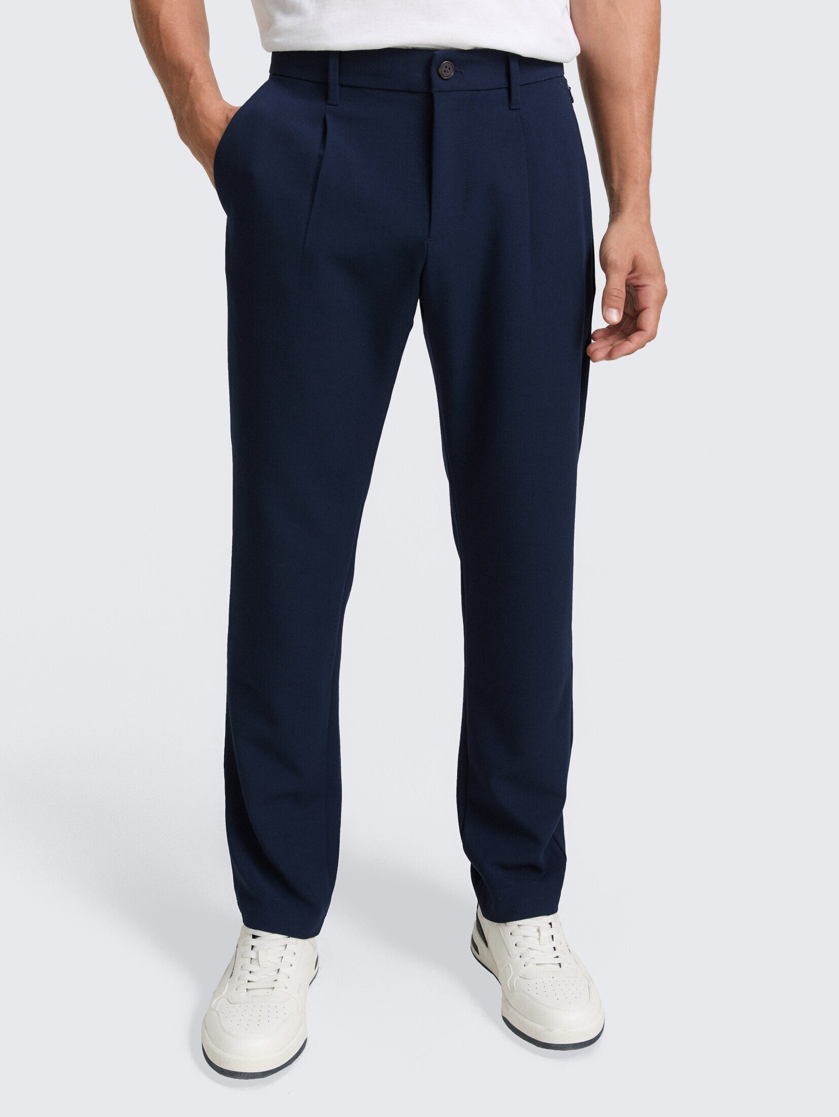 TOM TAILOR Chinohose Regular Fit Anzughose günstig online kaufen