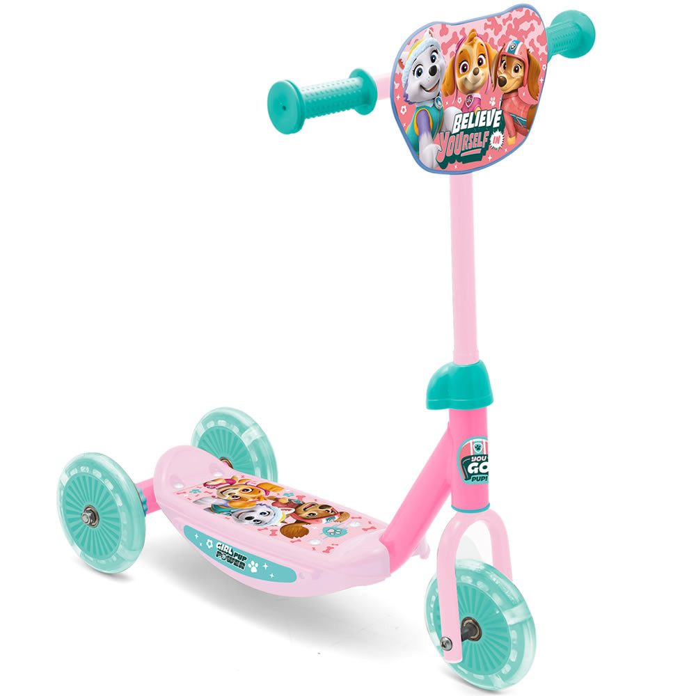 Seven Polska Tretroller Paw Patrol Skye 3-Rad Kinder Roller, keine Straßenzulassung
