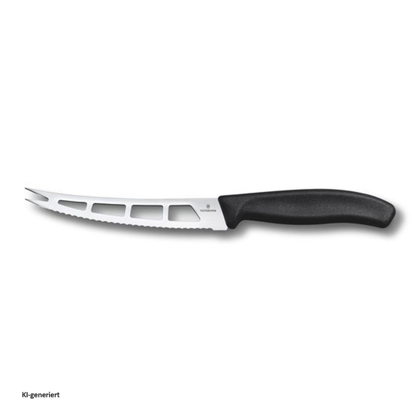Victorinox Käsemesser Käsemesser Buttermesser, gelochte Klinge Wellenschliff Gabelspitze