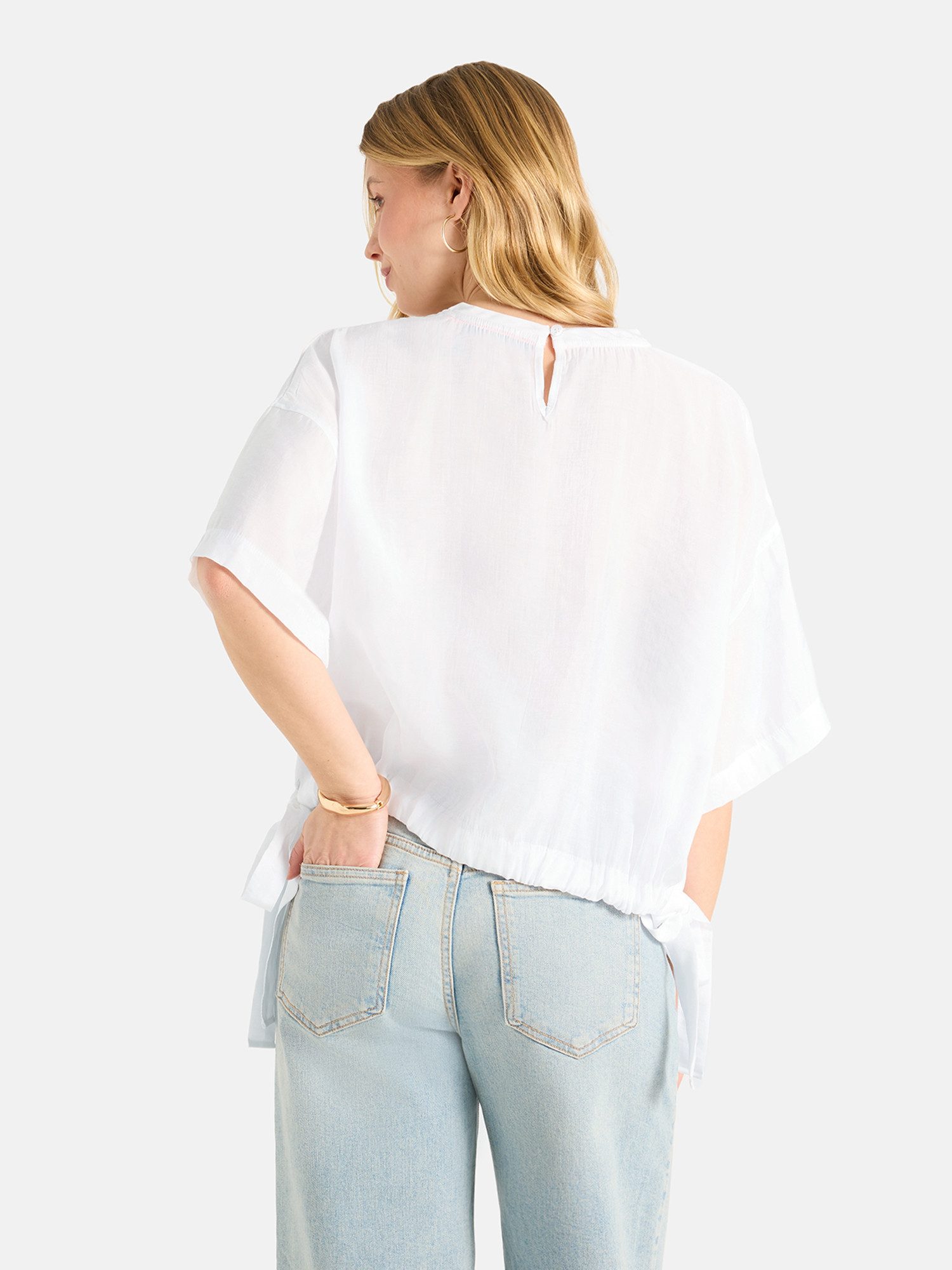 Lieblingsstück Klassische Bluse FleurL mit Viskose-Anteil – Bild 4 von 5
