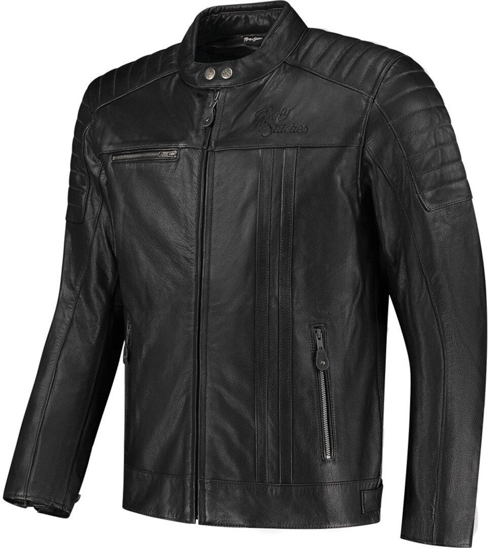 Rusty Stitches Motorradjacke Cooper Motorrad Lederjacke herausnehmbares Innenfutter