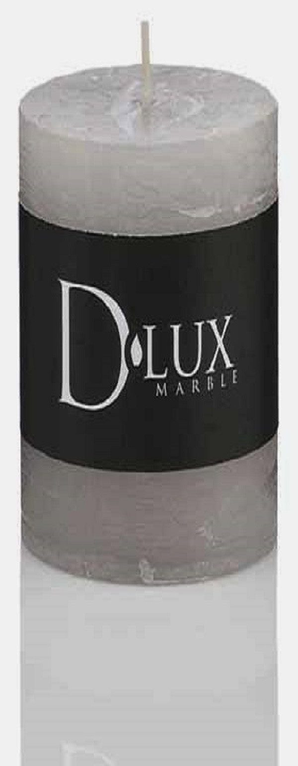 Wiedemann Stumpenkerze STUMPENKERZE 130x68mm MARBLE. Rustik, günstig online kaufen