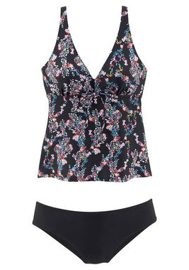 petite fleur Bügel-Tankini mit floralem Print