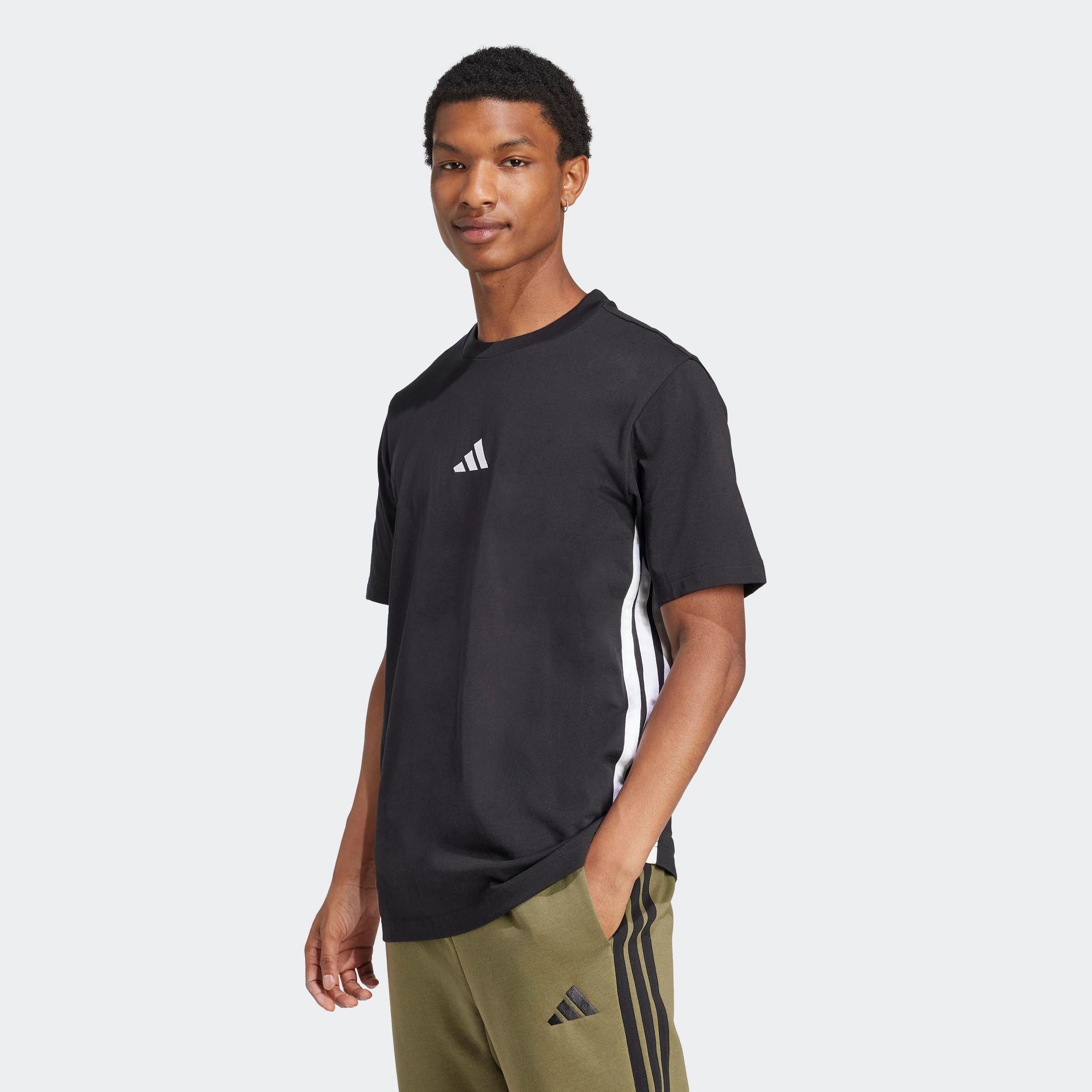 adidas Sportswear T-Shirt M 3S SJ T mit Rundhalsausschnitt, aus Baumwolle, günstig online kaufen