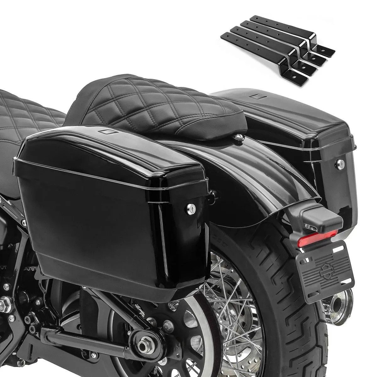 Craftride Fahrradkoffer Motorrad Seitenkoffer Set Craftride günstig online kaufen
