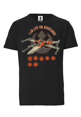 LOGOSHIRT T-Shirt Star Wars - Long Live The Resistance mit lizenziertem Originaldesign
