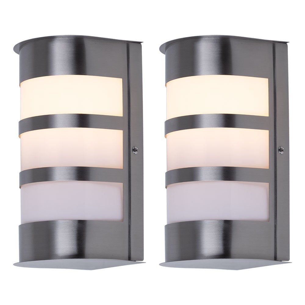 etc-shop Außen-Wandleuchte, Leuchtmittel nicht inklusive, 2er Set Außen Leu günstig online kaufen