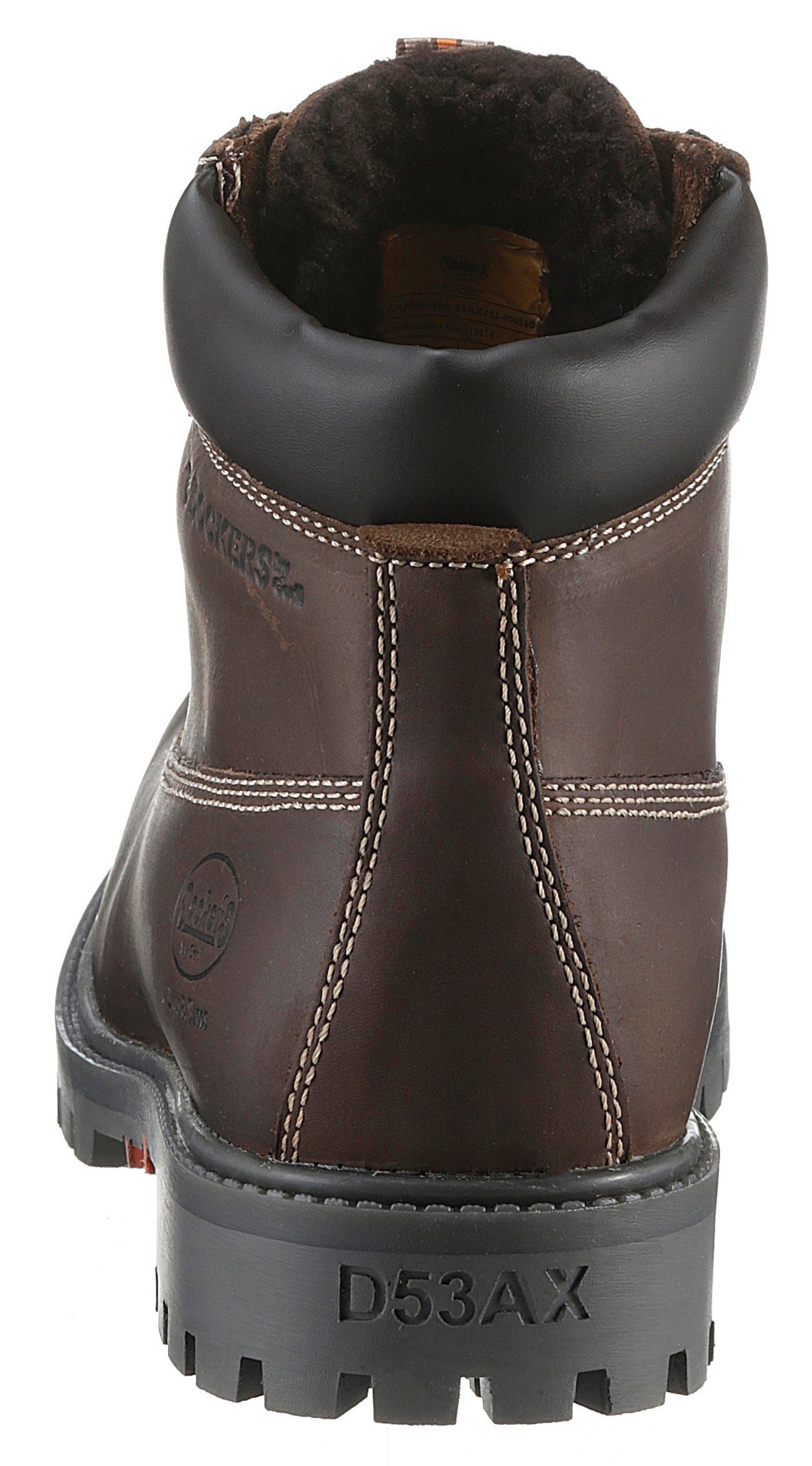 Dockers by Gerli Winterboots Workerboots, Schnürstiefel mit Blockabsatz