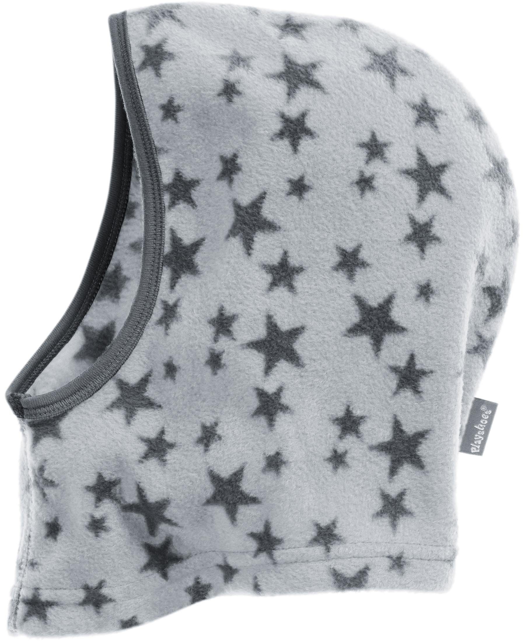 Schlupfmütze Sterne grau Fleece-Schlupfmütze Playshoes