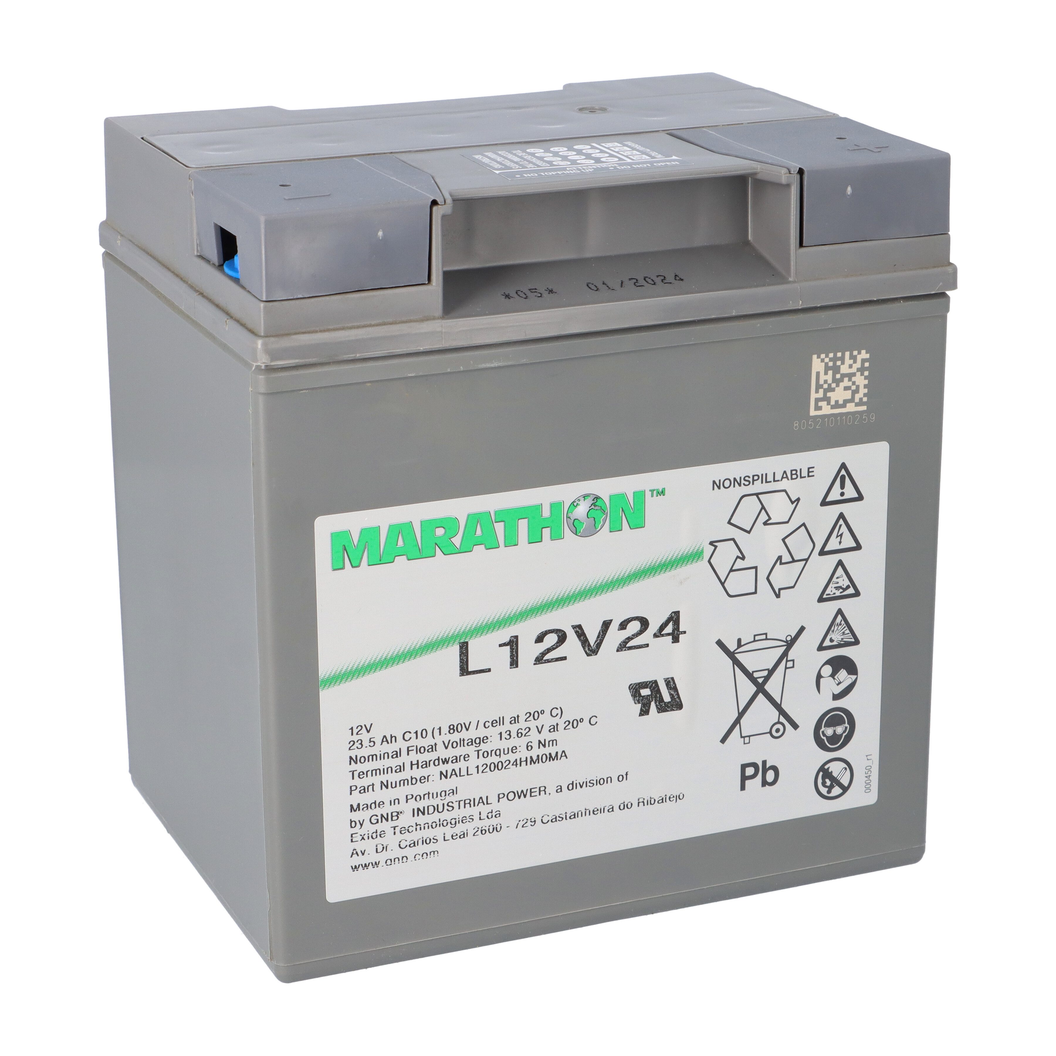 Exide Exide Marathon L12V24 12V 23,5Ah AGM Blei Akku VRLA Bleiakkus