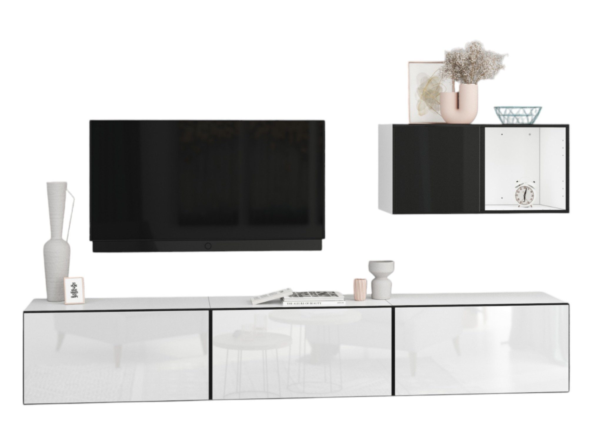 weiß matt / schwarz Hochglanz / weiß Hochglanz M2