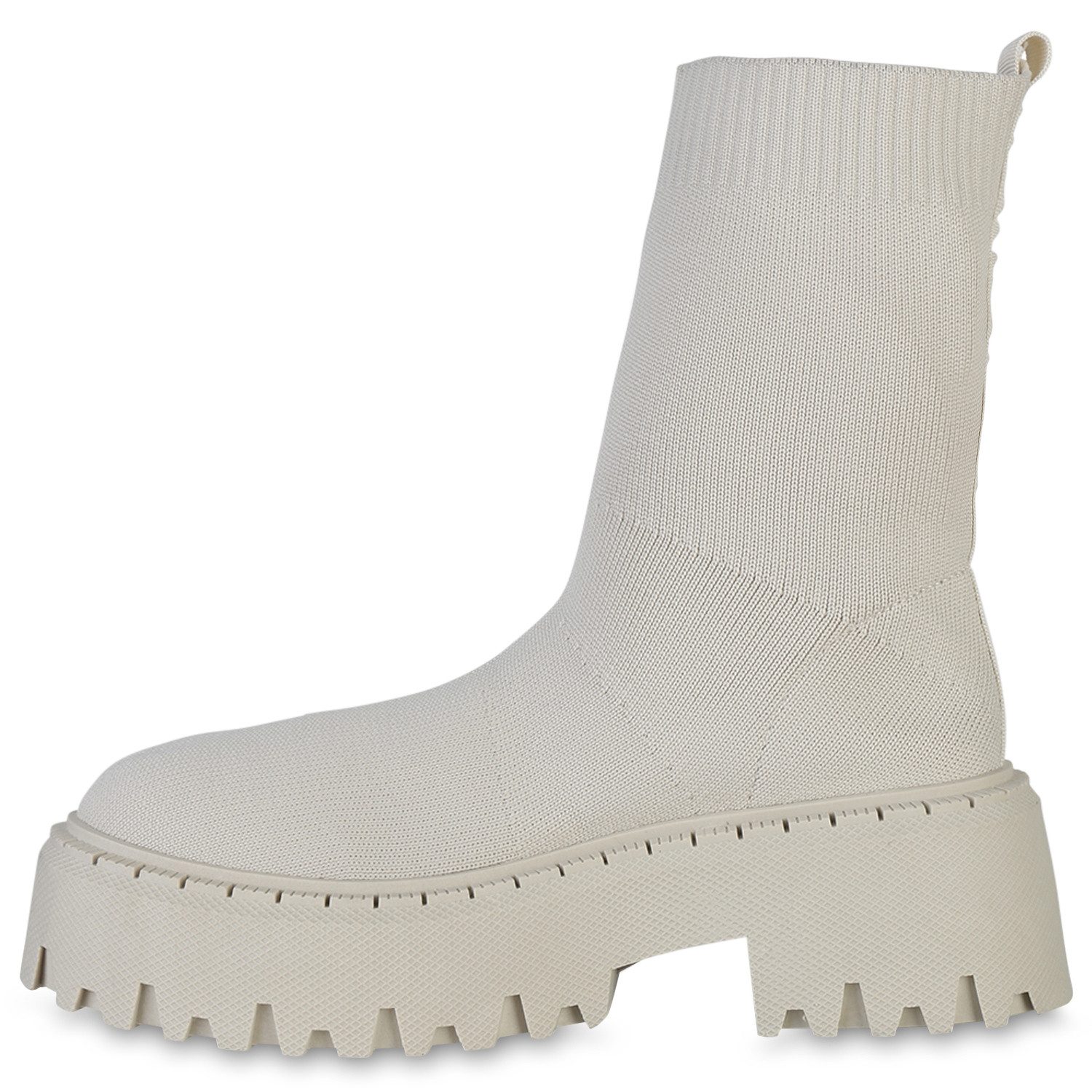 VAN HILL 839539 Plateaustiefelette Damen Stiefeletten Plateau Boots Blockab günstig online kaufen