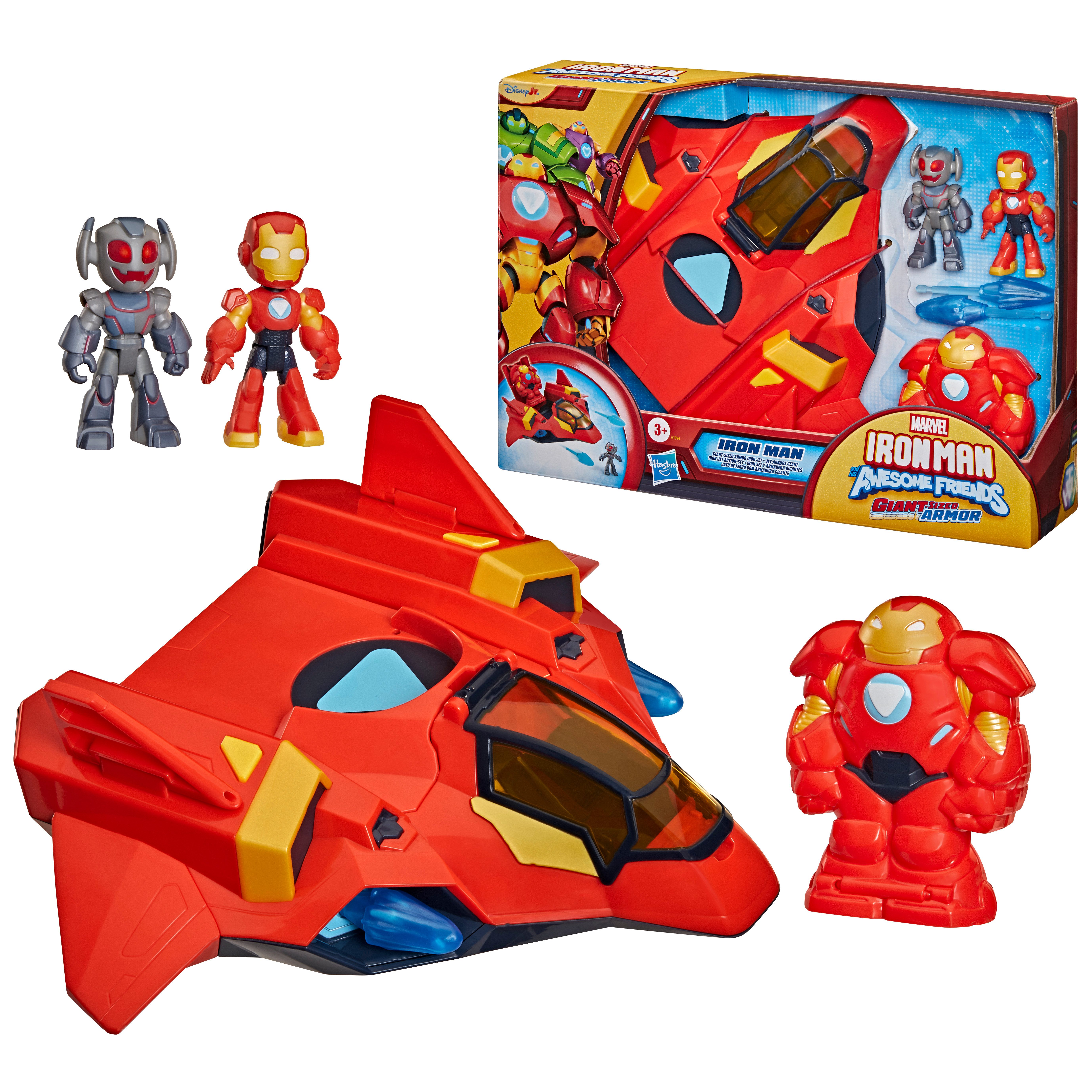 Hasbro Spielzeug-Auto Iron Man u. seine fanta. Freunde, Disney Jr. Serie Marvel's