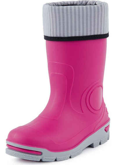 Ladeheid Kinder Mädchen Jungen Gummistiefel Regenschuhe mit Warme Socke LARB013 Gummistiefel