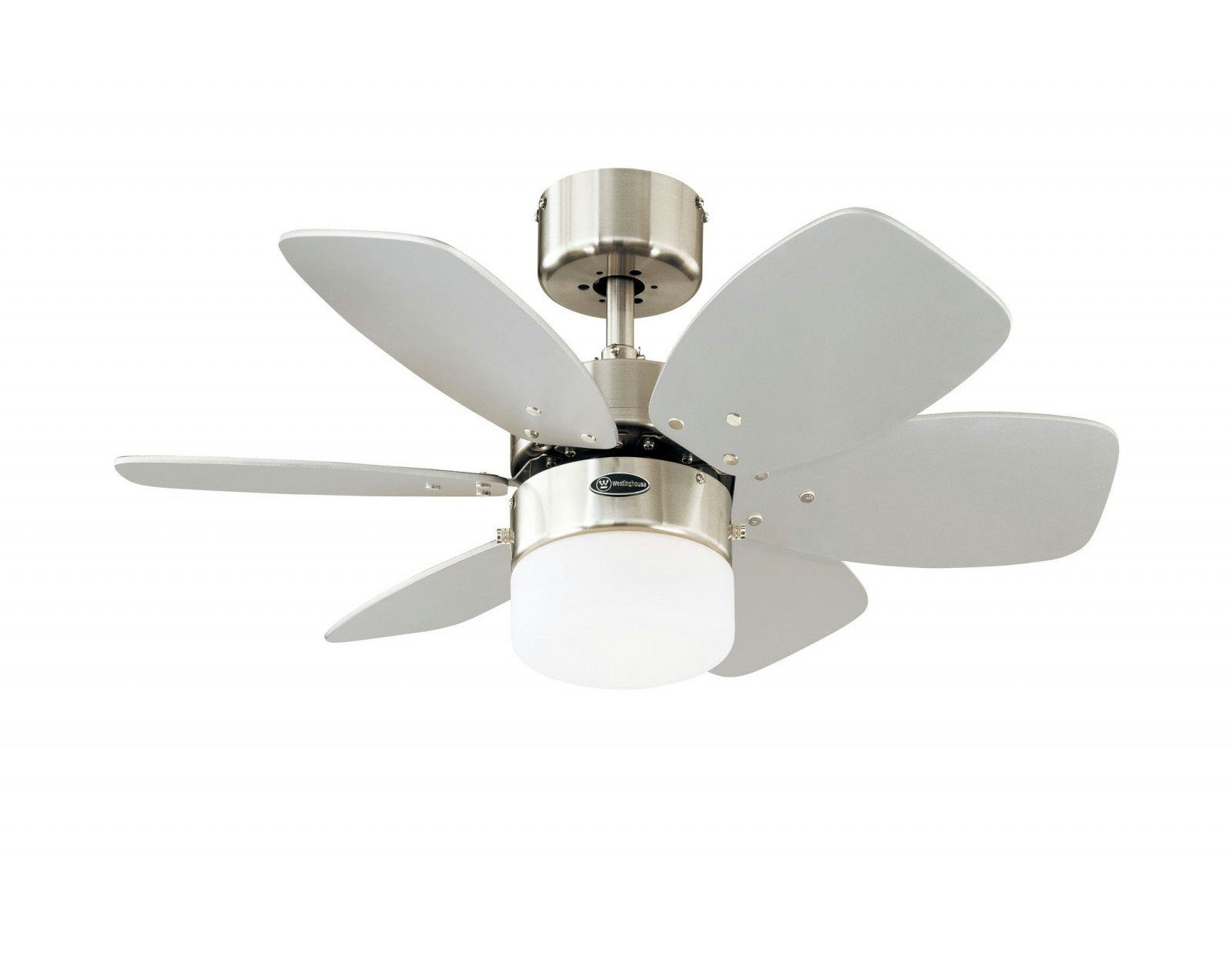 Westinghouse Deckenventilator Deckenventilator Flora Royale Chrom 76 cm, Mit Zugschnur