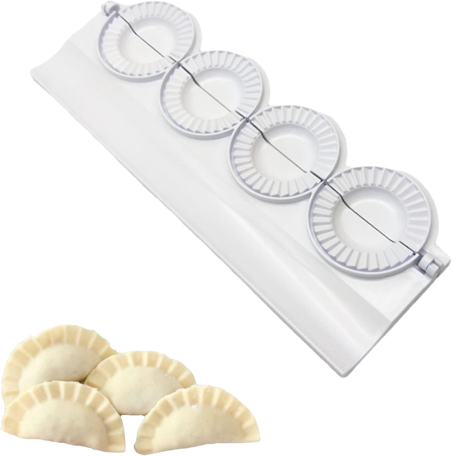 FELIXLEO Nudelmaschine 2er Dumpling Maker Ravioli Former Teigtaschenform Kunstst — Empfehlung für Gefüllte Teigtaschen